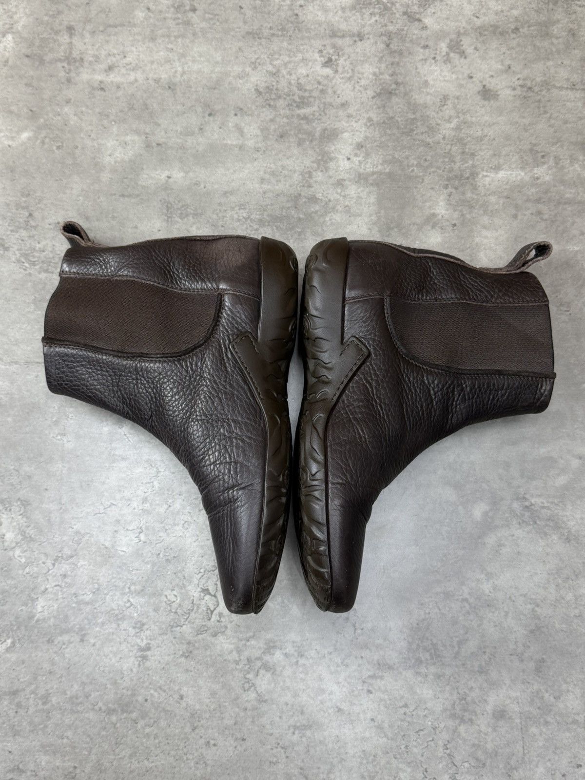 Giorgio Armani Giorgio Armani Brown Leather Chelsea Ankle Boots Unisex 39 Size US 6.5 / EU 39-40 - 10 Thumbnail