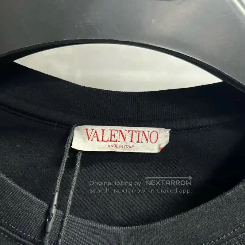 Valentino Valentino Black Cotton T-Shirt for Women . Size S / US 4 / IT 40 - 2 Thumbnail