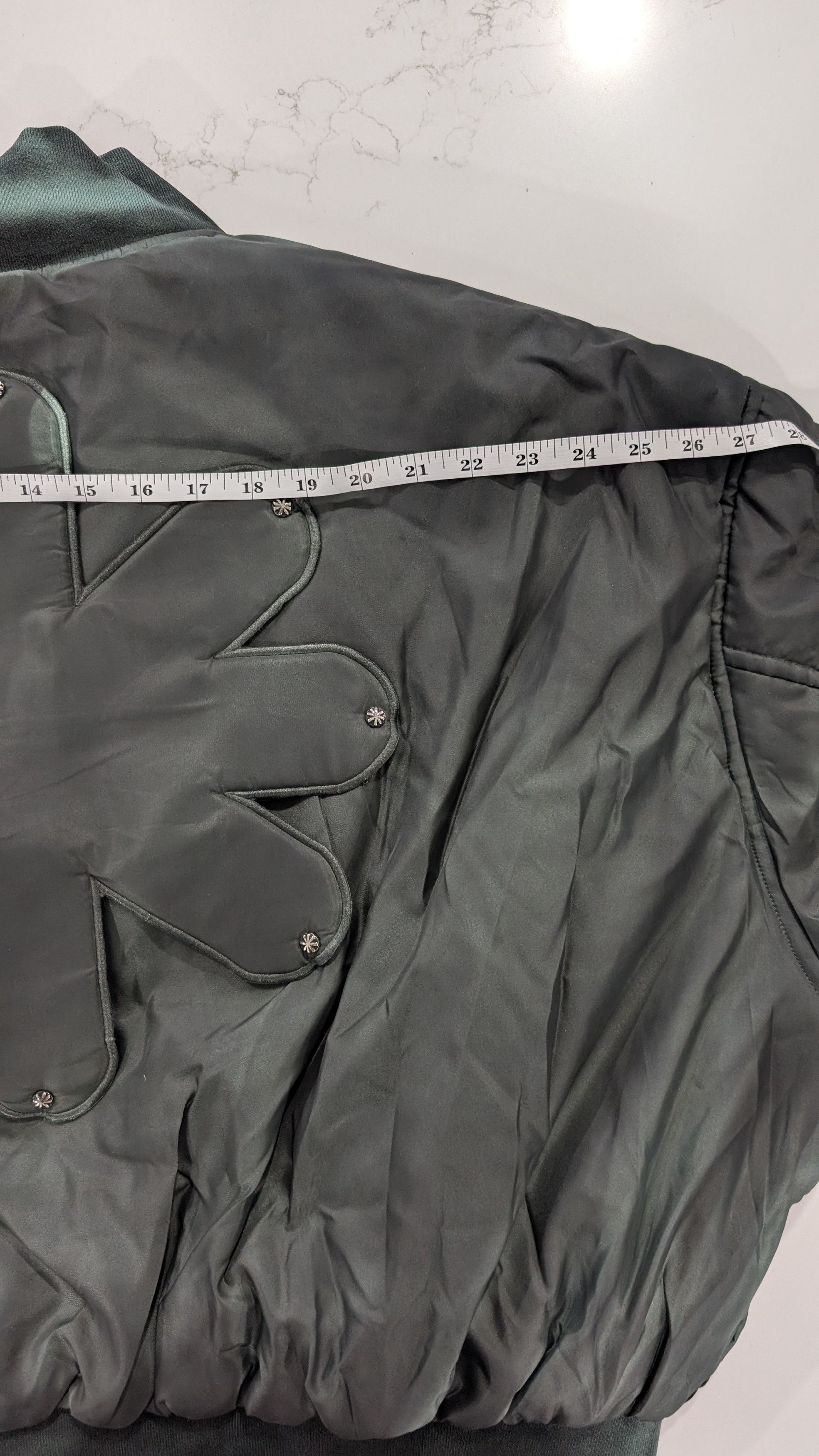 LOSTSHDWS LOSTSHDWS Reversible Detached Bomber Jacket Petroleum Green Size US M / EU 48-50 / 2 - 17 Thumbnail