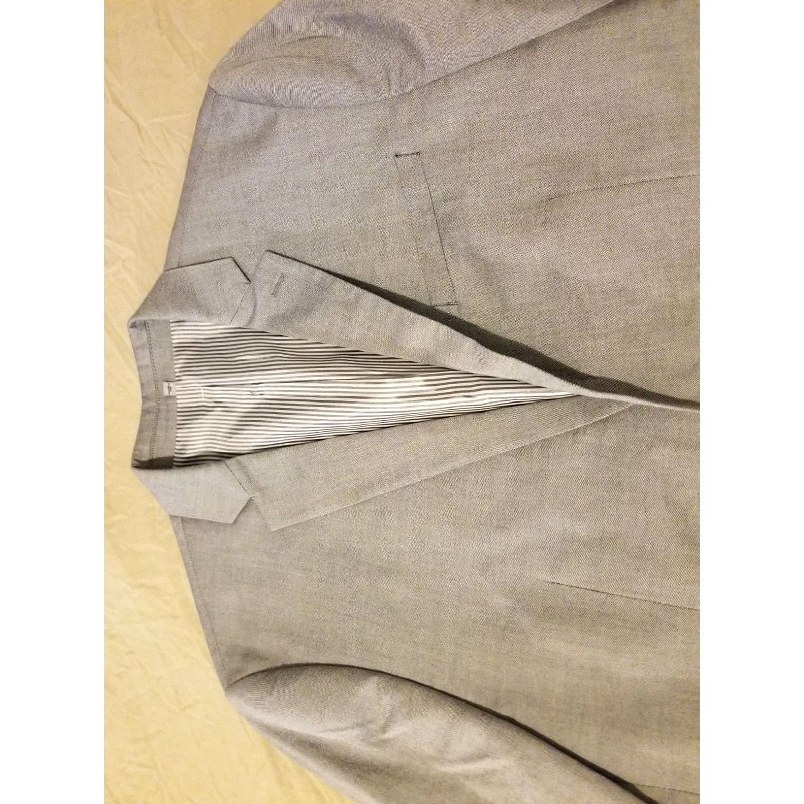 Express Express Jacket Blazer 44R Regular Gray Mens 3-in-1 Jacket Blazer Gray Mens Express 44R Regular Gray Size 44R - 2 Thumbnail