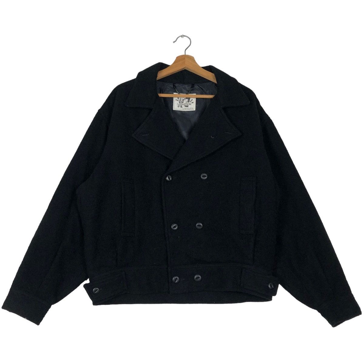 Japanese Brand 🔥Vintage Wool Bomber Jacket Legation Japan Issey Miyake Size US L / EU 52-54 / 3 - 1 Thumbnail