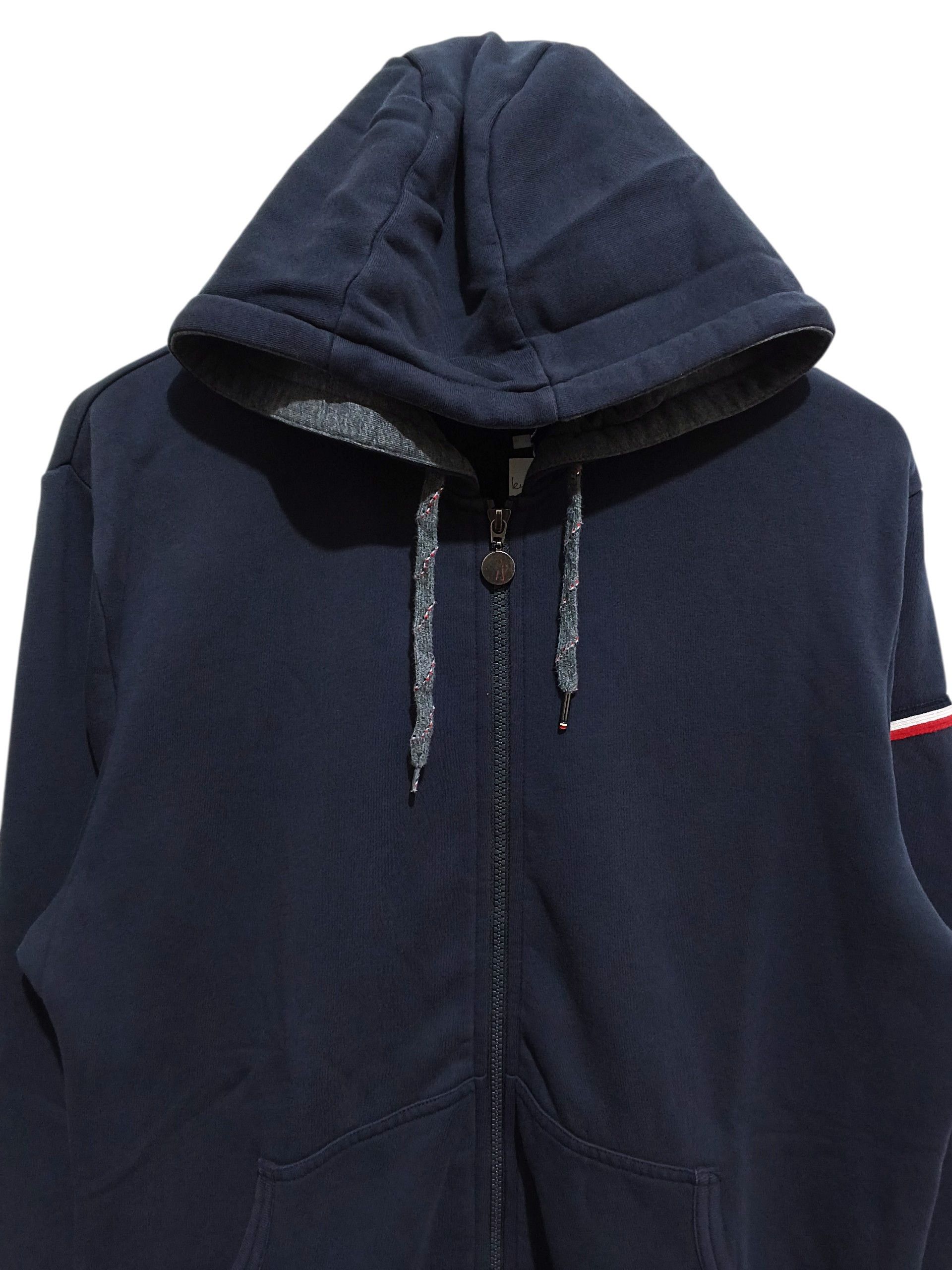 Moncler Moncler Maglia Cardigan Navy Gamme Blue Zip Hoodie Size US L / EU 52-54 / 3 - 3 Thumbnail