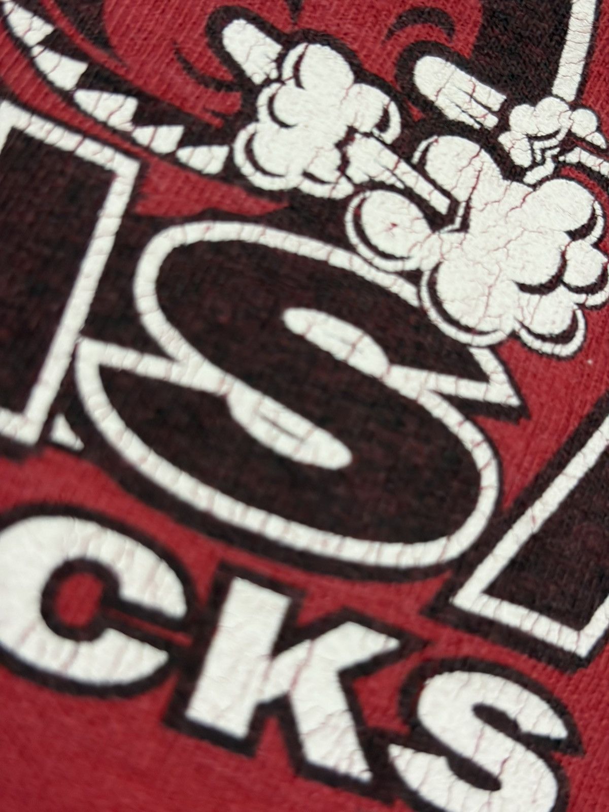 Delta Vtg Y2K Arkansas Razorbacks College Football Graphic Tee Size US L / EU 52-54 / 3 - 3 Thumbnail