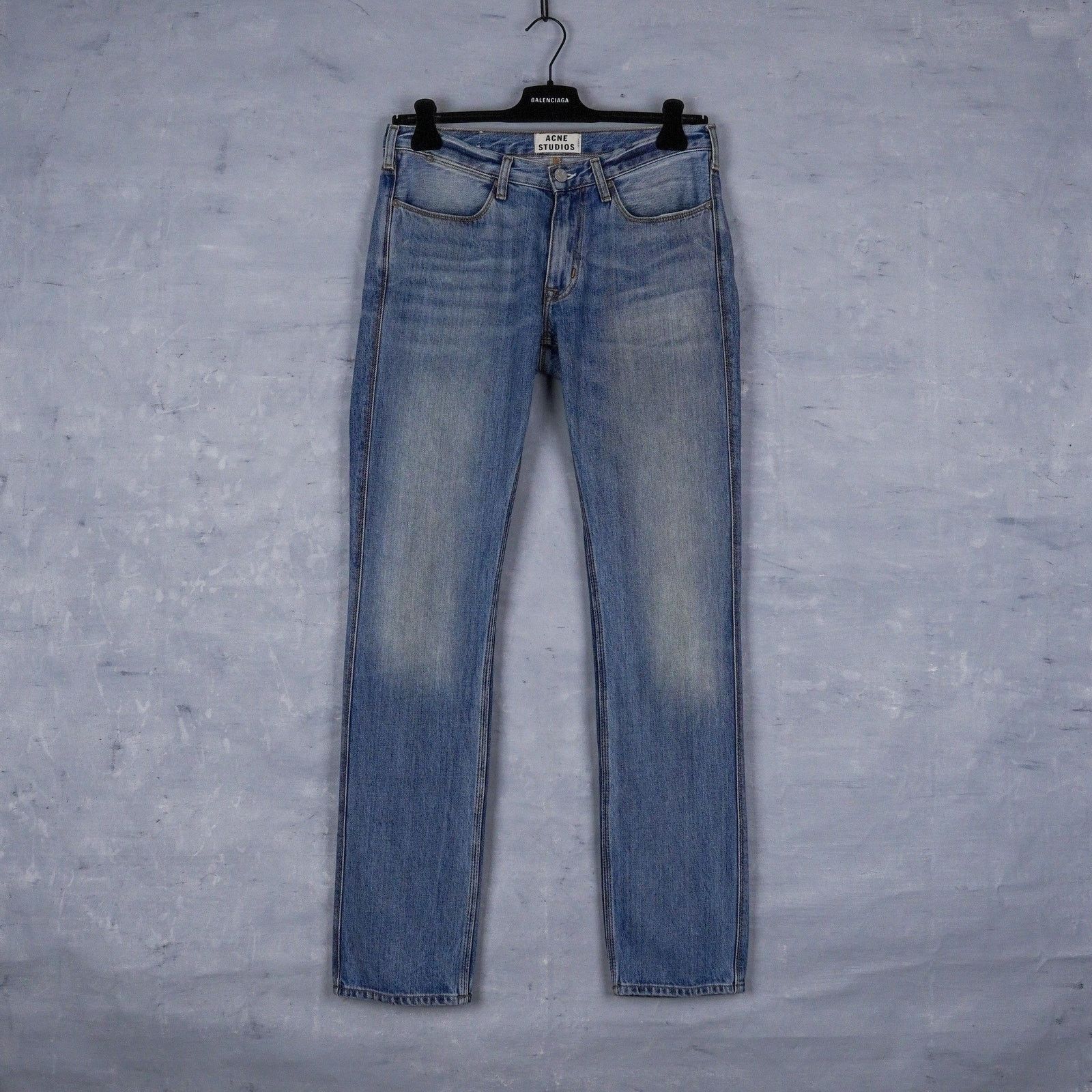 Acne Studios Acne studios max light vintage faded blue denim jeans pants Size US 32 / EU 48 - 1 Thumbnail