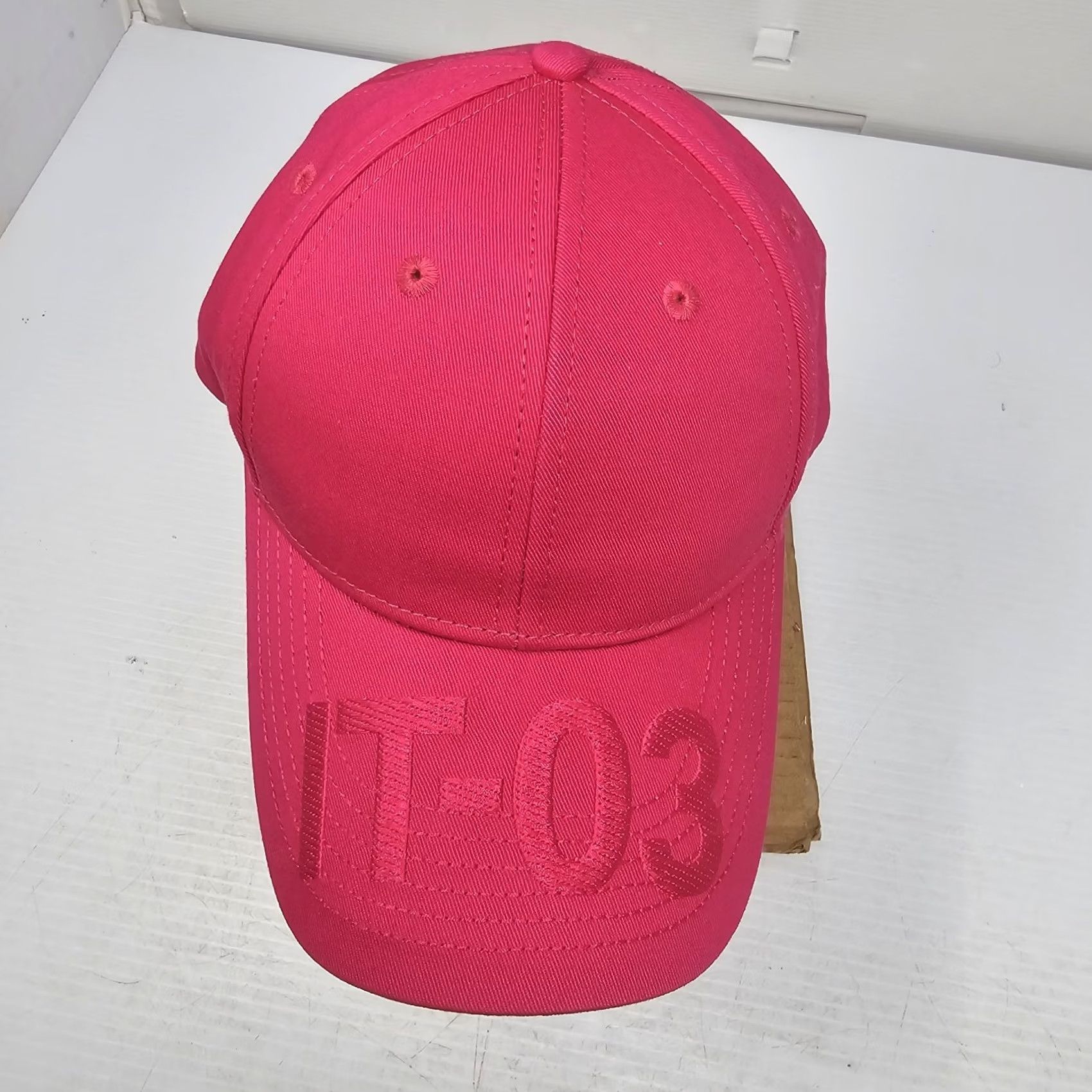 Pinko 9dcc Iteration 3 Baseball Cap Pink Adjustable Unisex Adults 100% Cotton Streetwear Auto Racing GMoney Strapback NWOT RARE Cap Size ONE SIZE - 5 Thumbnail