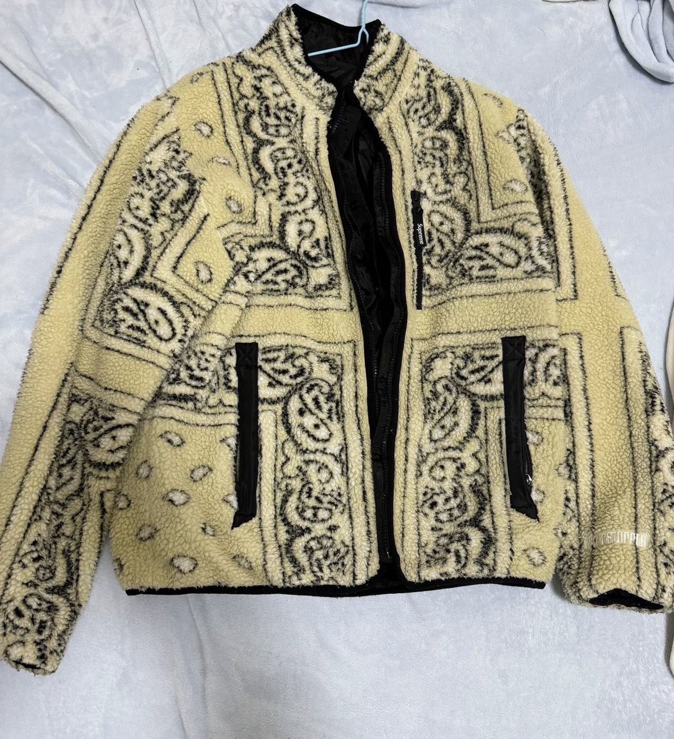 Supreme Supreme reversible bandana fleece jacket Size US M / EU 48-50 / 2 - 1 Thumbnail