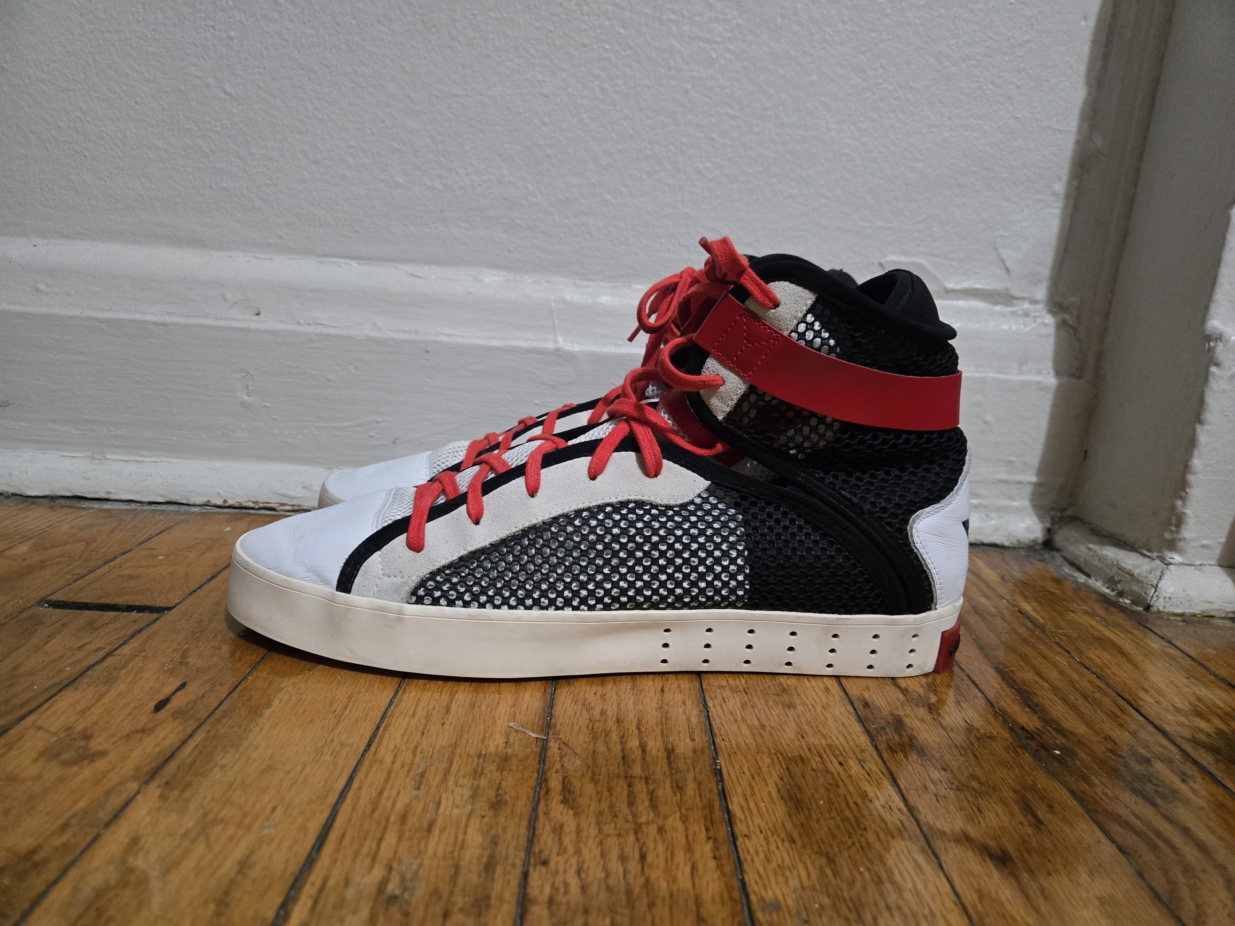 Adidas × Y's Adidas x Y3 2013 12.5US/12UK Laver High Sneaker Shoes Size US 12.5 / EU 45-46 - 2 Thumbnail