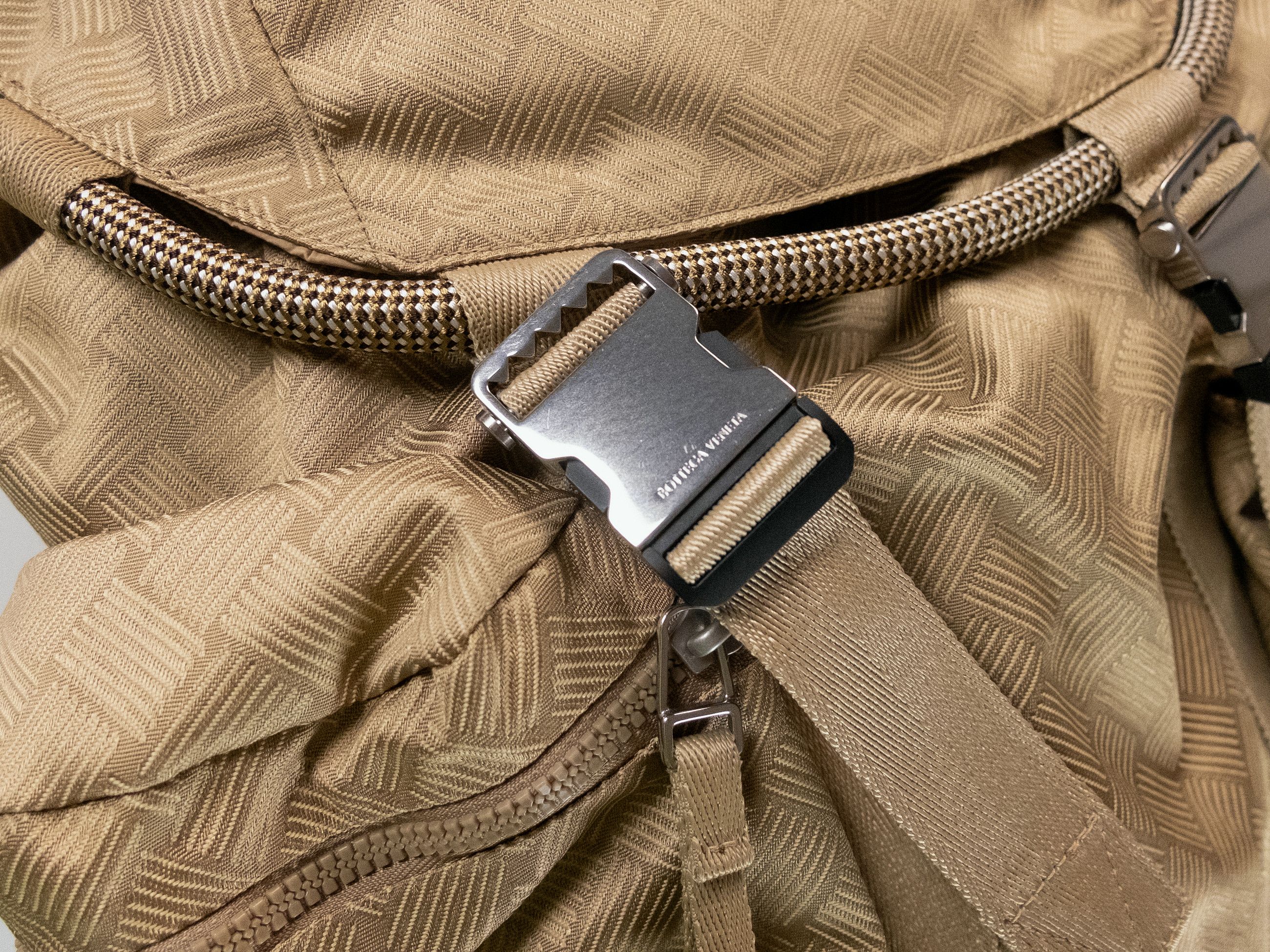 Bottega Veneta BOTTEGA VENETA Alto beige intreciato pattern backpack Size ONE SIZE - 6 Thumbnail