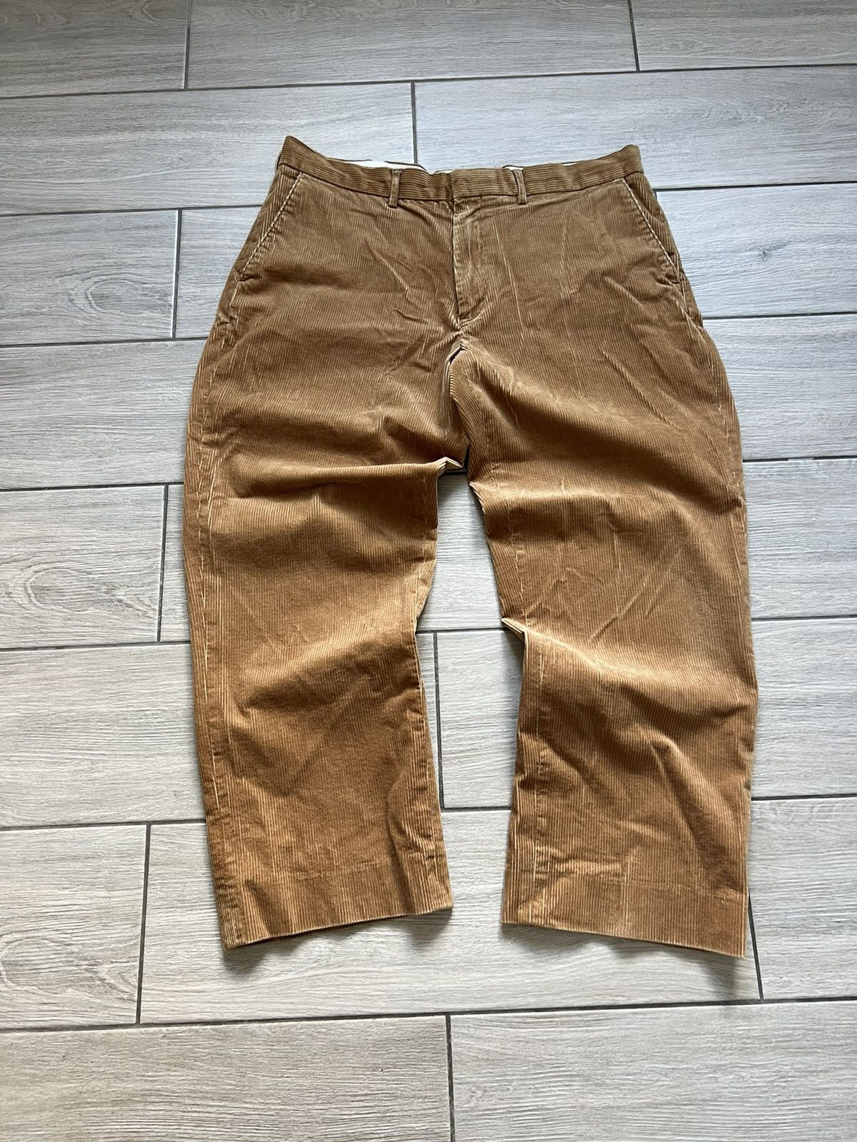 Ralph Lauren 90s Polo Ralph Lauren Brown Corduroy Pants Size US 36 / EU 52 - 2 Thumbnail