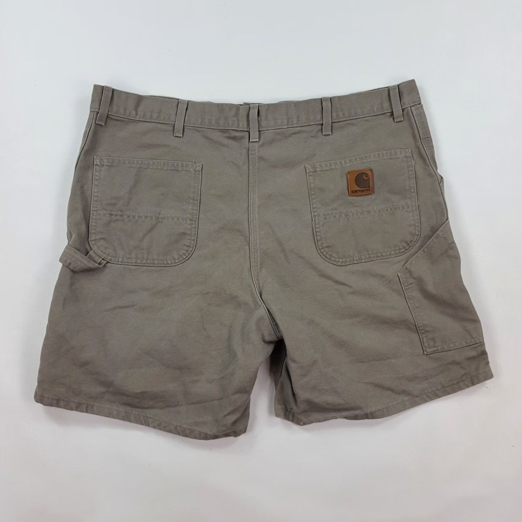 Carhartt VINTAGE Carhartt Khaki Beige Relaxed Size 42 Work Logo Chino Shorts 90s Mens Size US 42 / EU 58 - 5 Thumbnail