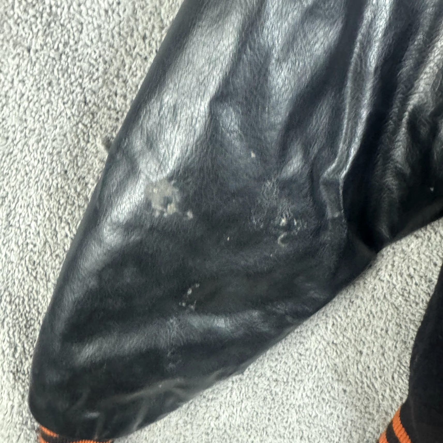 Vintage VINTAGE Teens Small Black Wool Leather Band UIL 70s Letterman Varsity Jacket Size US S / EU 44-46 / 1 - 4 Thumbnail