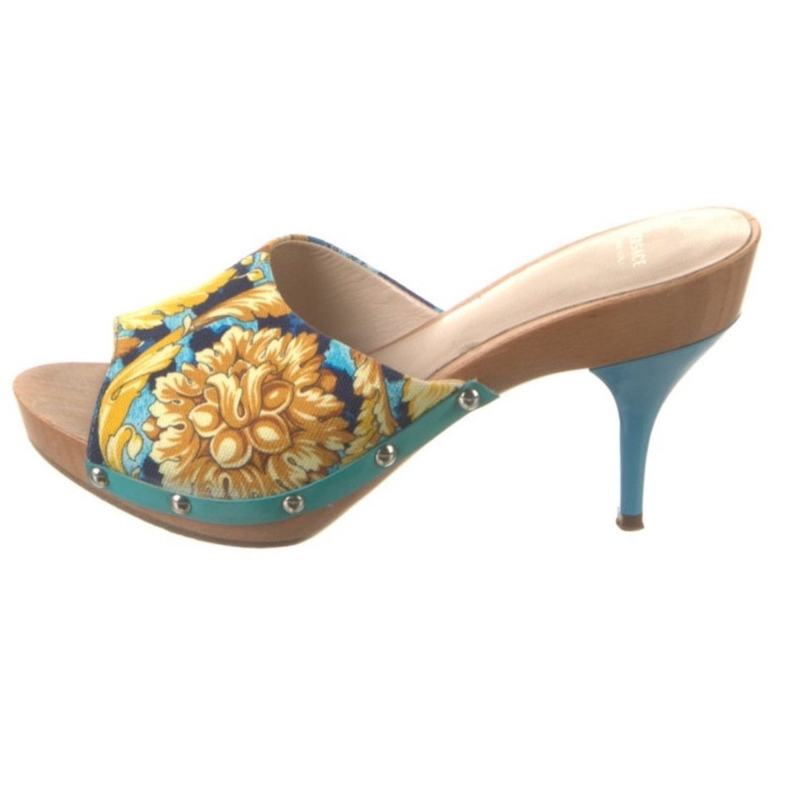 Versace 💎Versace EUC printed heels, size 7, gorgeous! Size US 7 / IT 37 - 1 Thumbnail
