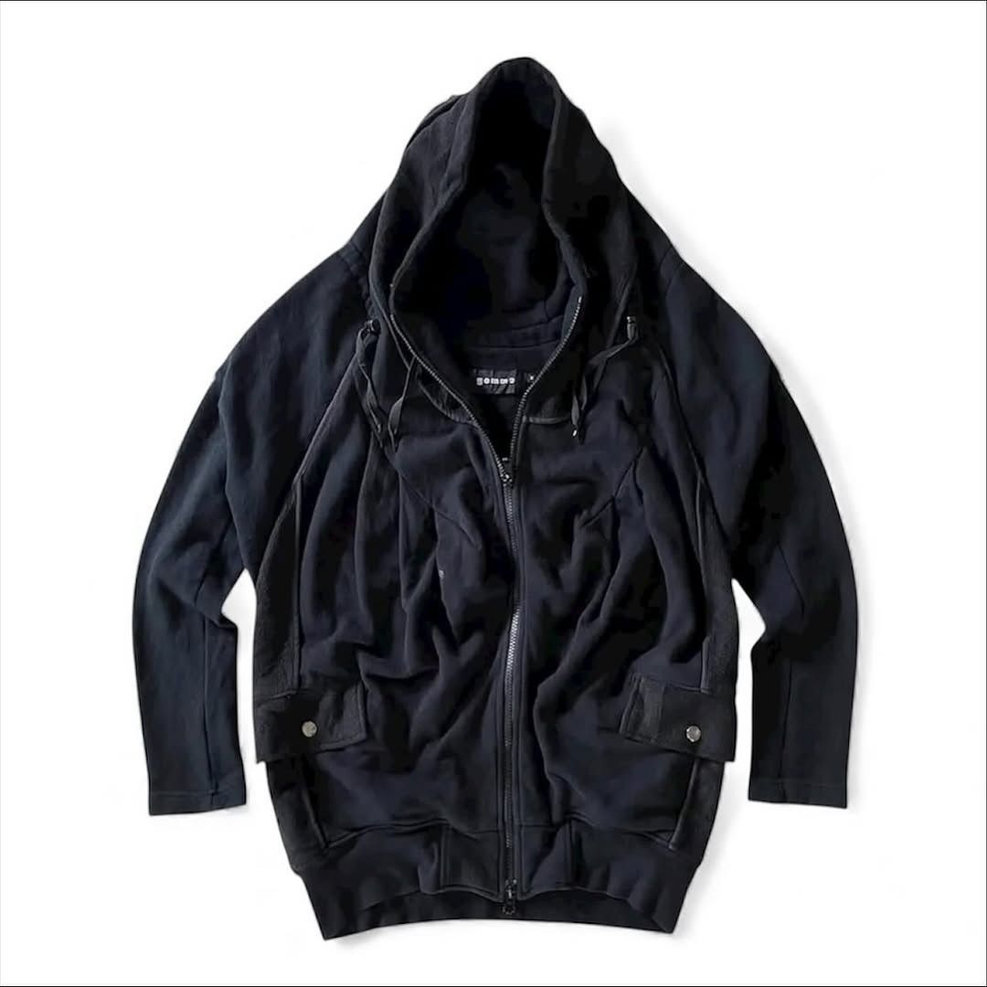 Yohji Yamamoto Gomme Homme by Yohji Yamamoto Maki Hiroshige Gimmick Hoodie Size US M / EU 48-50 / 2 - 4 Thumbnail