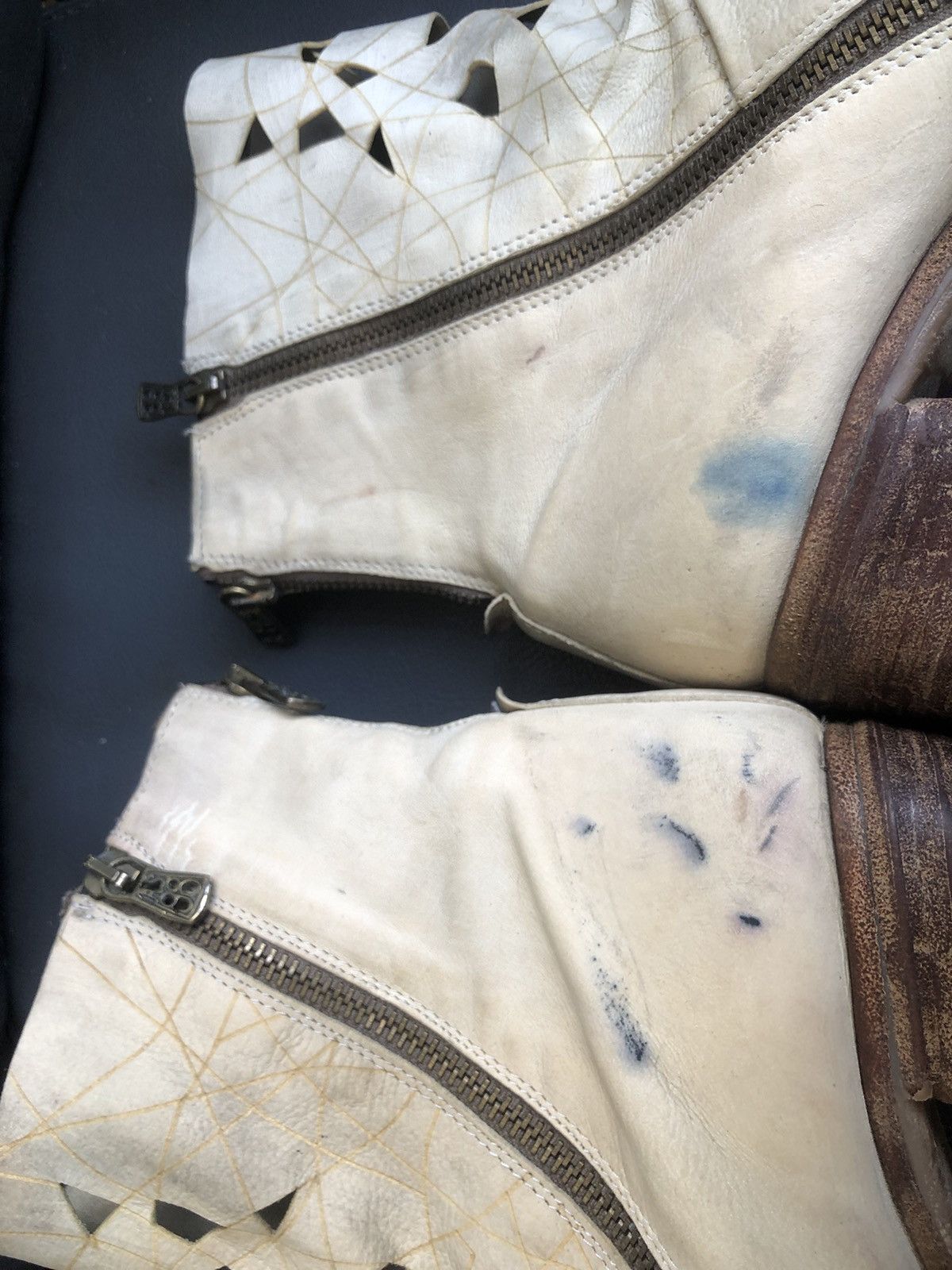 A.S.98 A.S 98 Beige Calfskin Leather Women’s Boots Size 42 Size US 10.5 / IT 40.5 - 7 Thumbnail