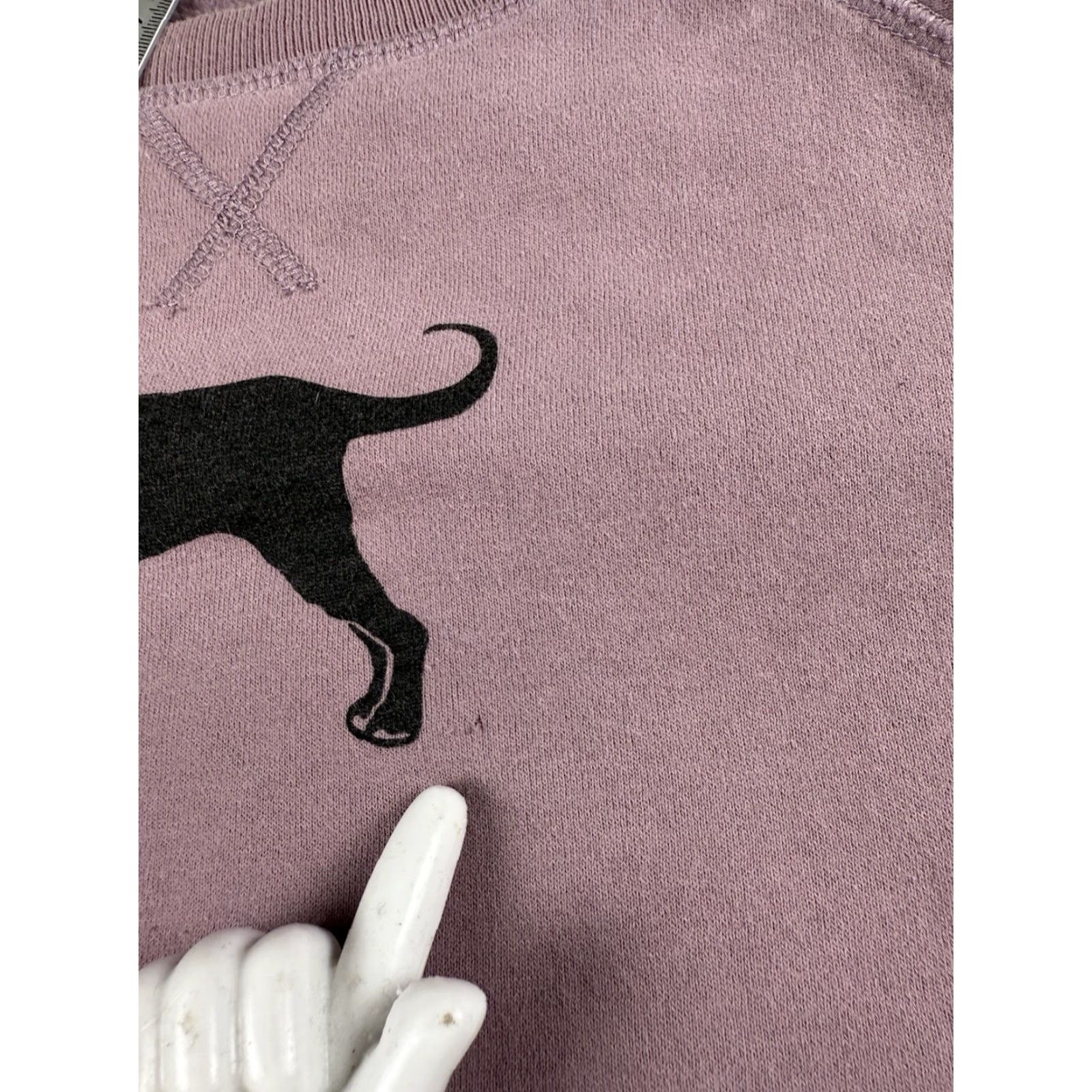 Vintage The Black Dog Sweatshirt 2XL Women Purple Crewneck Pullover Cotton Polyester Raglan Logo Casual Activewear Fall Winter Women's Sweatshirt Size XXL / US 16-18 / IT 52-54 - 5 Thumbnail