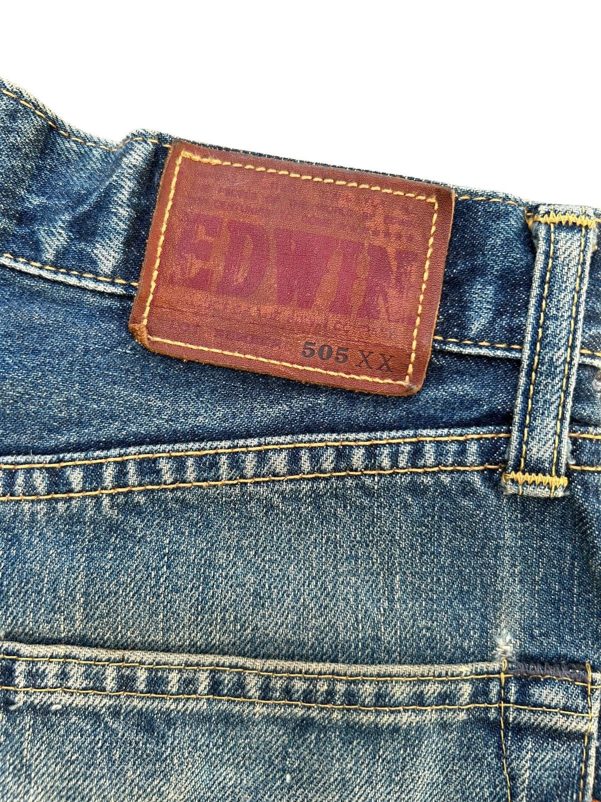Edwin × If Six Was Nine × Kapital Vtg Edwin Selvedge Distressed Rusty Mudwash Denim Size US 28 / EU 44 - 12 Thumbnail