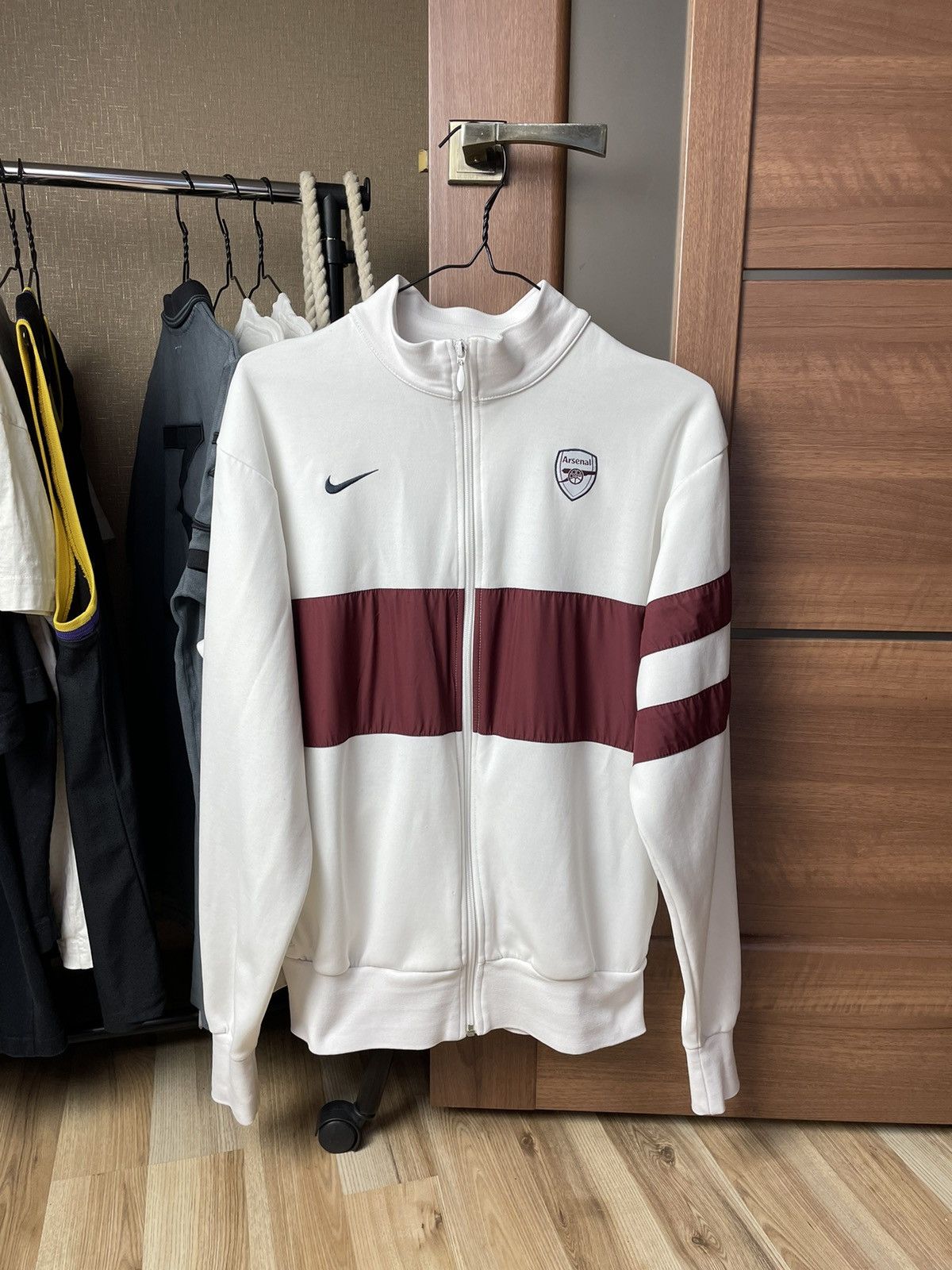 Nike × Vintage Nike Arsenal Vintage Track Zip Jacket Size US M / EU 48-50 / 2 - 1 Thumbnail