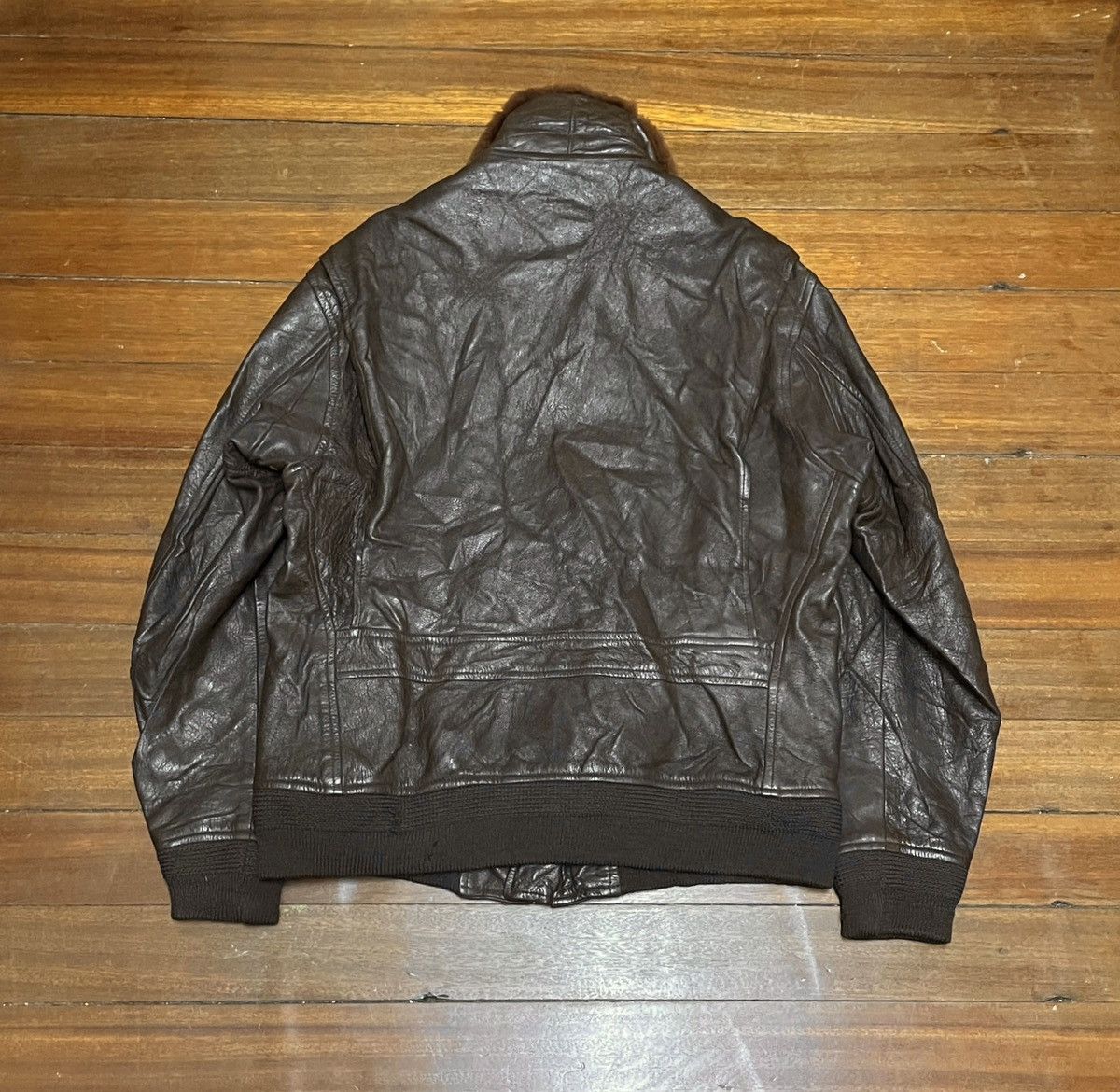 Willis & Geiger Vintage Willis Geiger US Navy G-1 Leather Jacket 1990s Size US L / EU 52-54 / 3 - 2 Thumbnail