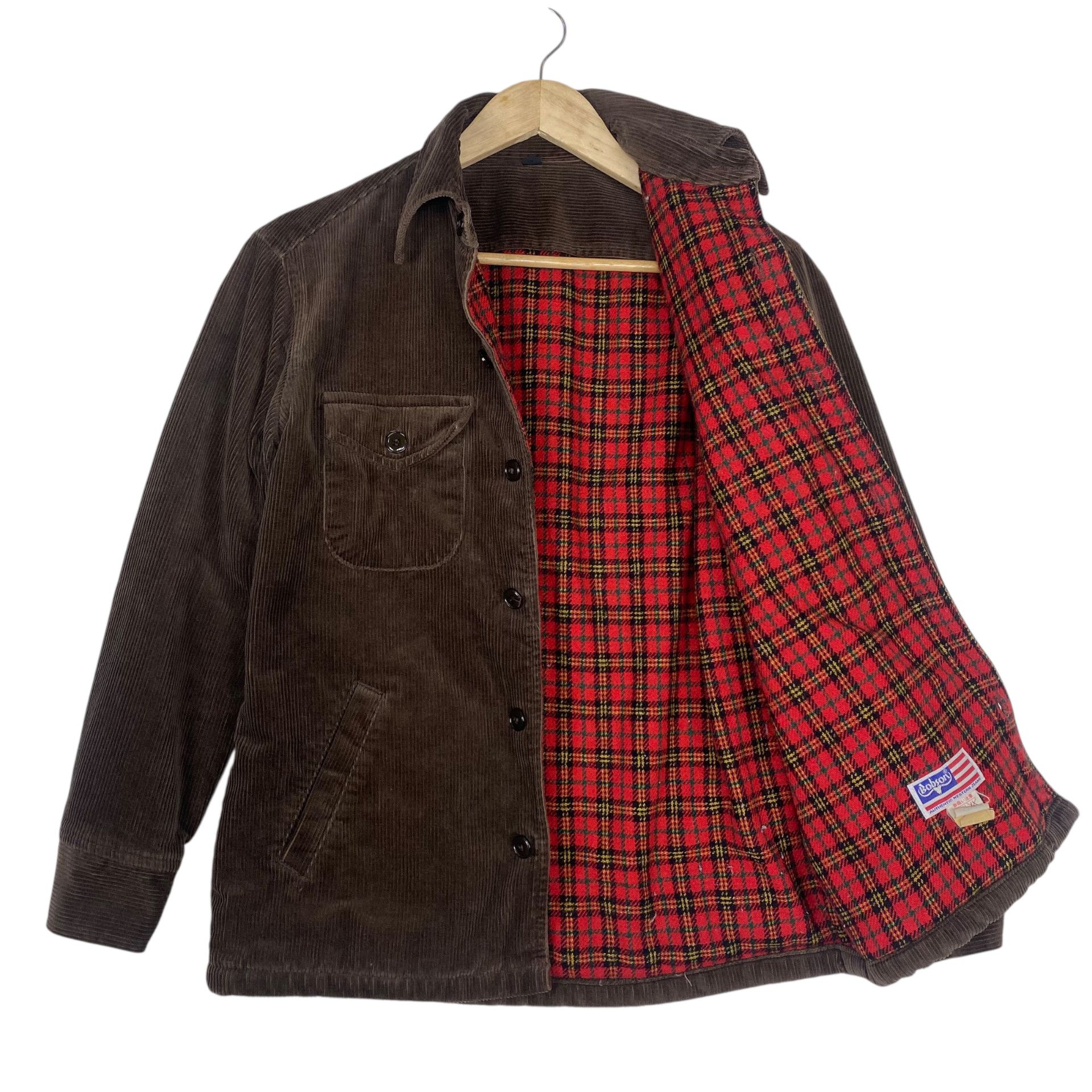 Vintage 💥80s BOBSONS RICHBROWN CORDUROY VINTAGE JACKET Size US S / EU 44-46 / 1 - 1 Thumbnail
