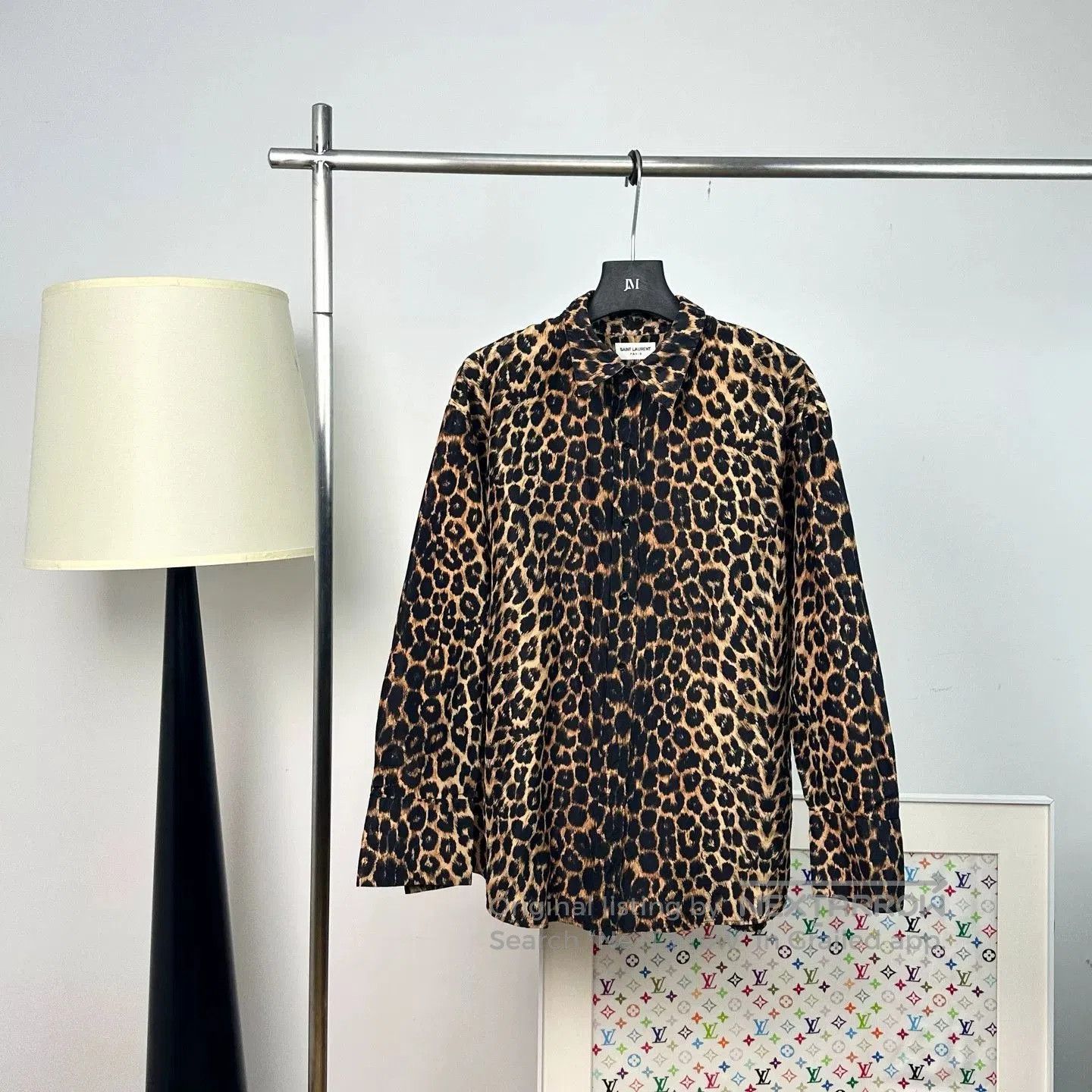 Saint Laurent Paris Saint Laurent SS24 Silk Leopard Print Shirt. Size US M / EU 48-50 / 2 - 1 Thumbnail