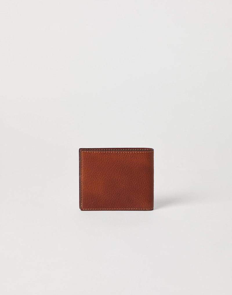 Brunello Cucinelli o1la1rc1a0326 Size: OS / Leather Wallet in Brown Size ONE SIZE - 4 Thumbnail