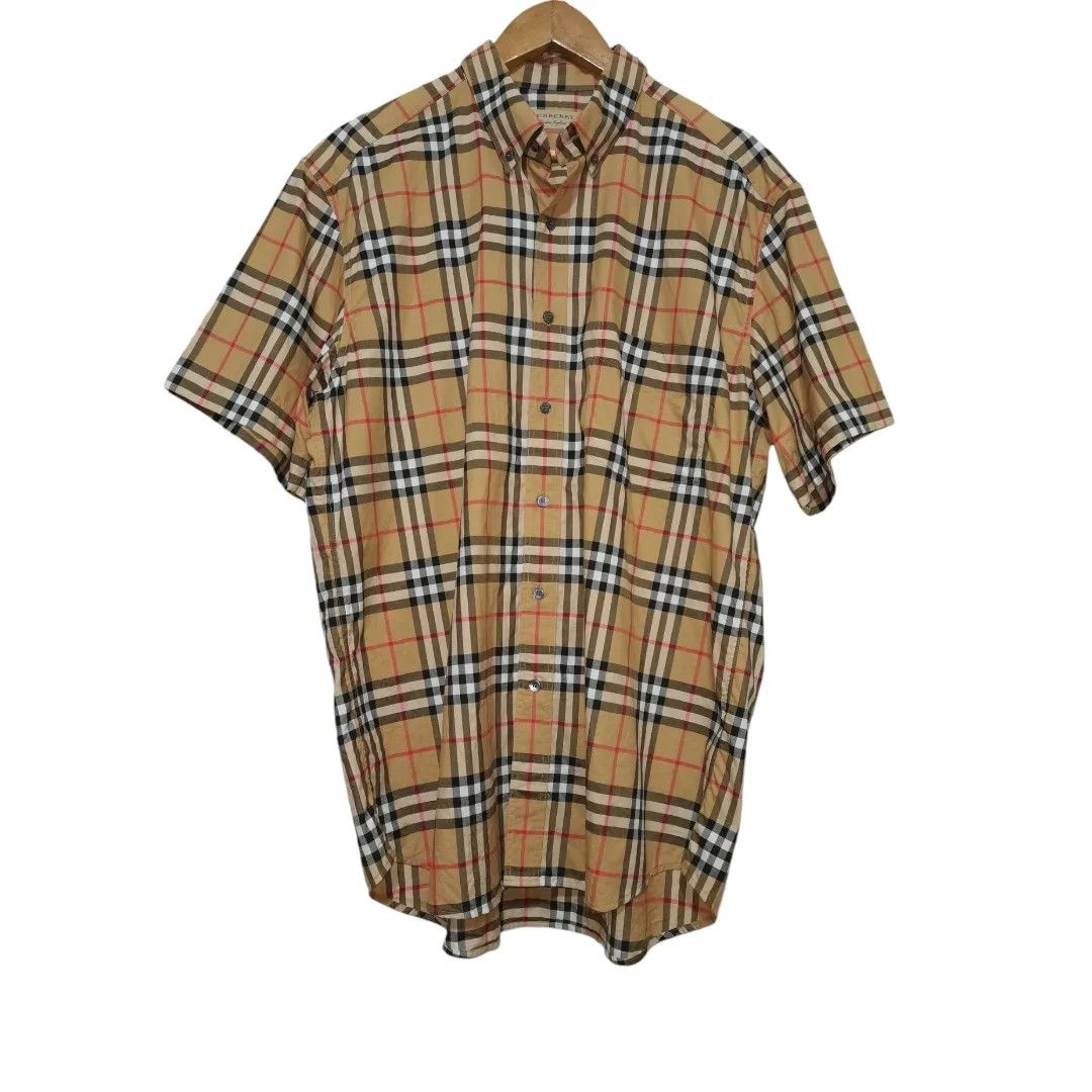 Burberry Burberry jameson short sleeve vintage check shirt 🔥 Size US XL / EU 56 / 4 - 1 Thumbnail
