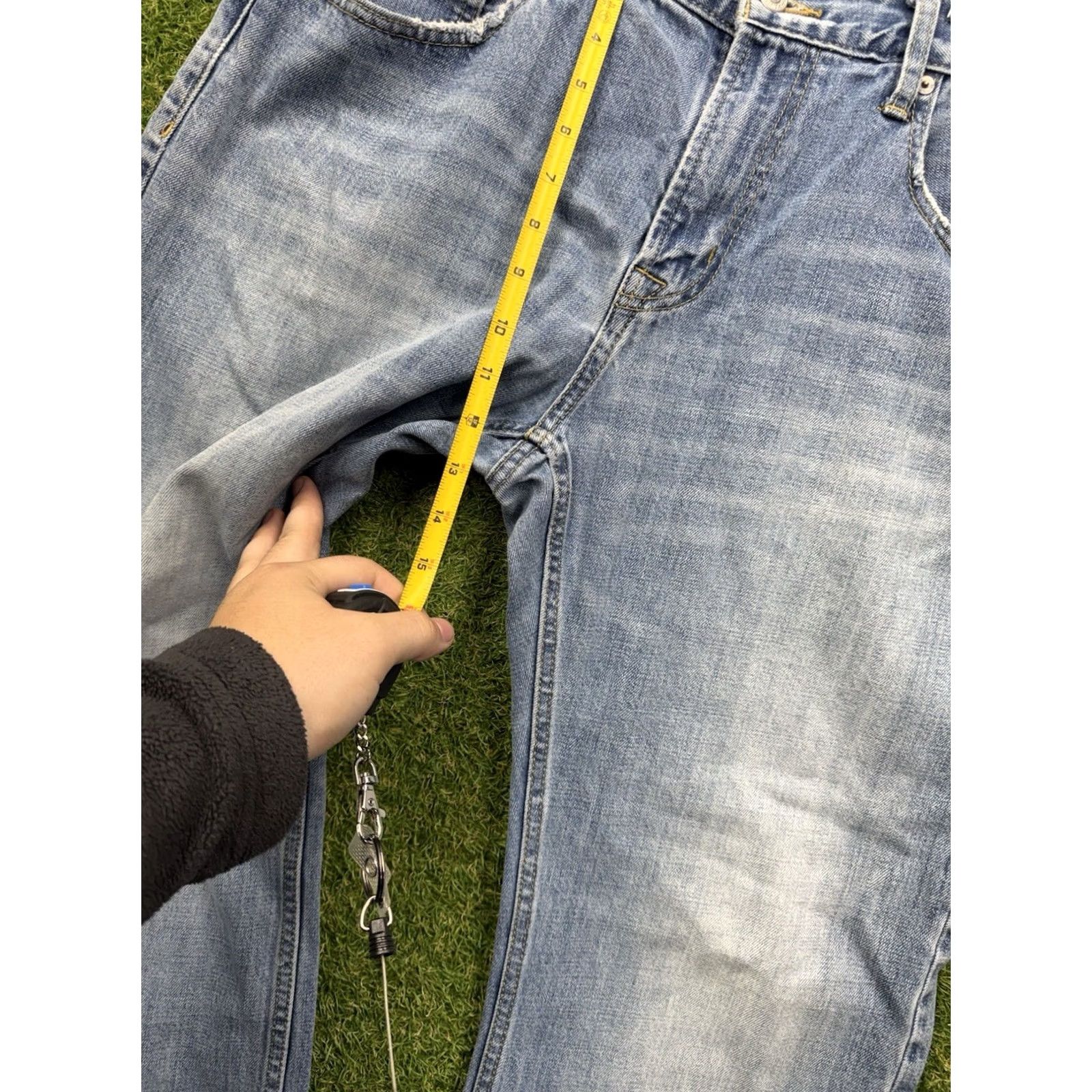 American Eagle Outfitters American Eagle Jeans Mens 36x32 Mid Rise Bootcut Light Wash Denim 5-Pocket Regular Fit Blue Jeans Mens Size US 36 / EU 52 - 7 Thumbnail