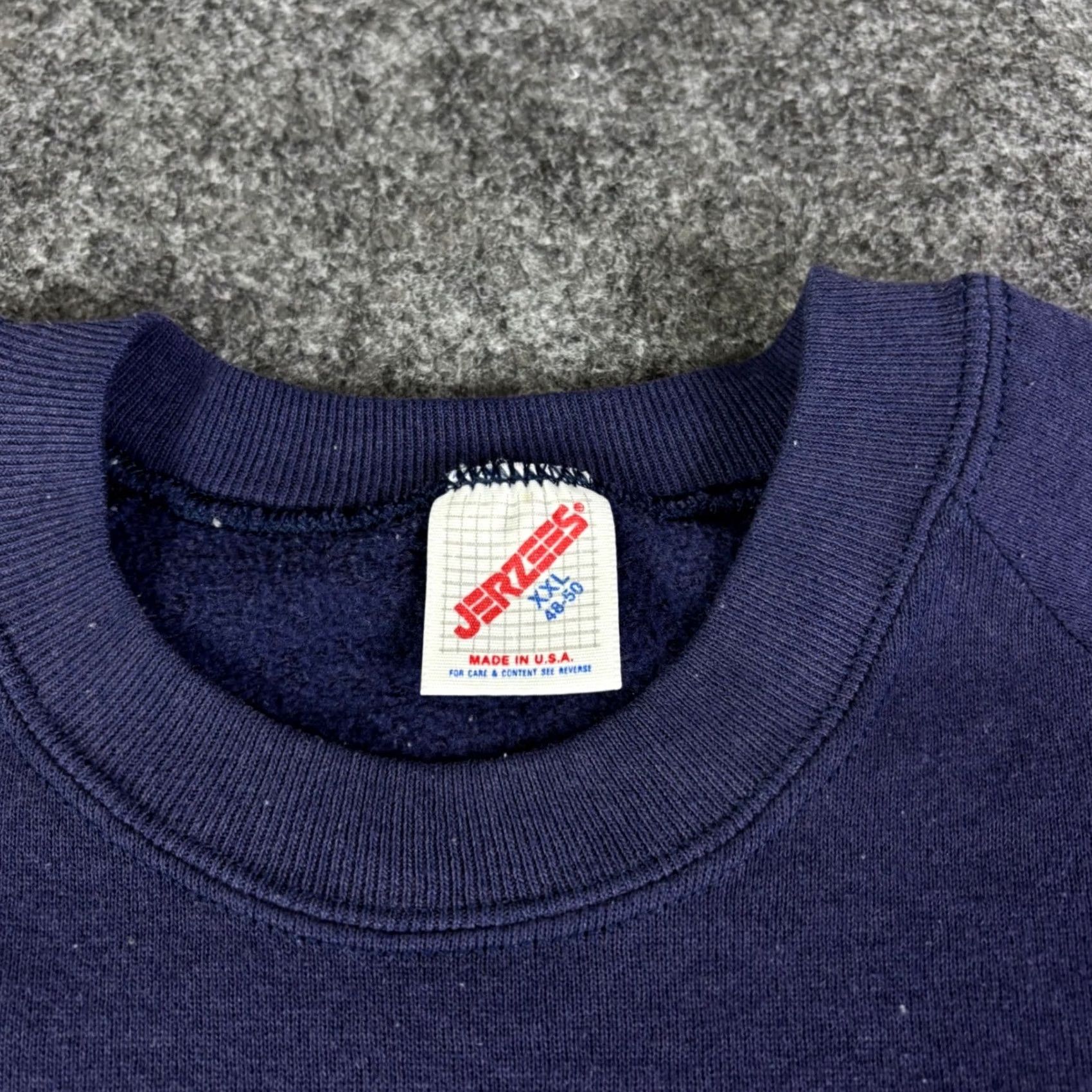 Jerzees VINTAGE Jerzees Penn University Sweatshirt Mens 2XL Navy Blue Raglan USA Crew Neck Fleece Logo Pullover/All Seasons Size US XXL / EU 58 / 5 - 3 Thumbnail