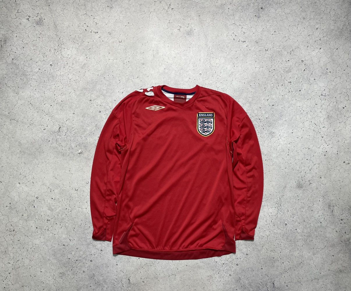 Umbro Vintage Umbro England Team Football Long Sleeve Jersey Size US M / EU 48-50 / 2 - 1 Thumbnail