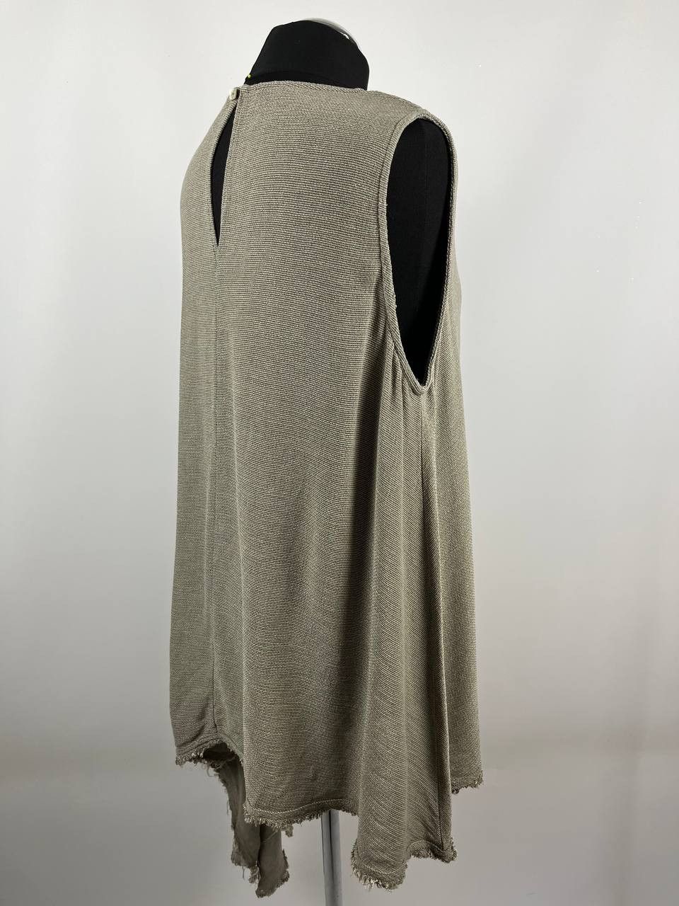 Other Ozai N Kü Womens Asymmetric Knit Dress Top Boho Sleeveless Size XXL / US 16-18 / IT 52-54 - 5 Thumbnail