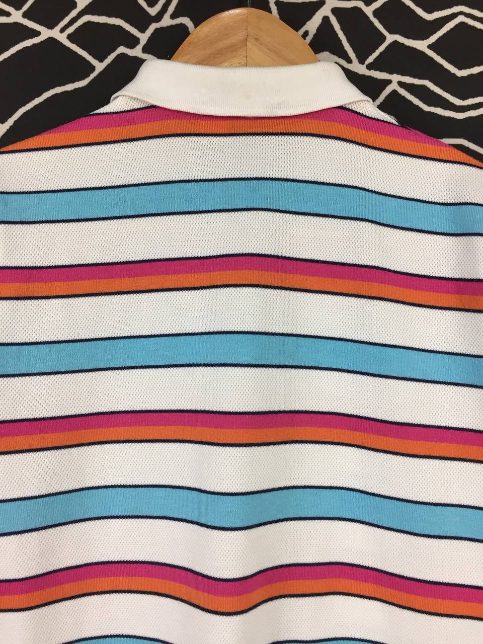 Other Vtg 90s Arnold Palmer Color Block Stripe Perforated Polo Tee Size US S / EU 44-46 / 1 - 5 Thumbnail