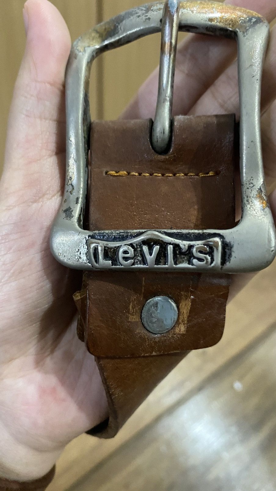 Levi's × Vintage Y2K vintage belt leather levi’s Size ONE SIZE - 3 Thumbnail