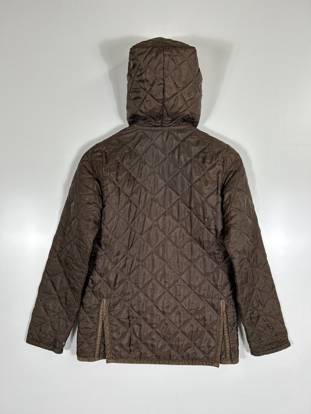 Lavenham 🔥Lavenham Suffolk Hooded Snap Button Quilted Jacket Size XS / US 0-2 / IT 36-38 - 15 Thumbnail