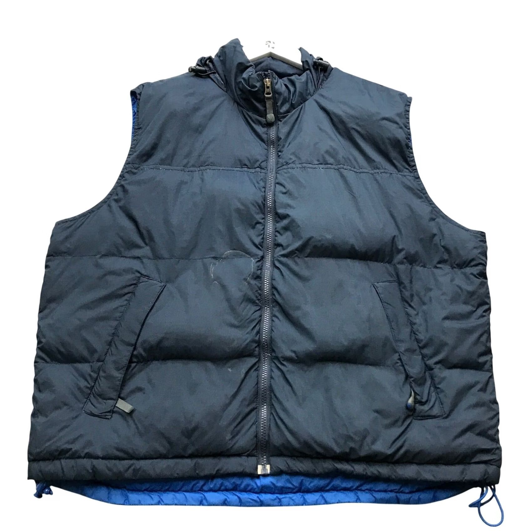 American Eagle Outfitters VINTAGE? No — American Eagle Outfitters Goose Down Quilted Puffer Vest Mens Large Full Zip Blue Navy Jacket/Coat? Size US L / EU 52-54 / 3 - 2 Thumbnail