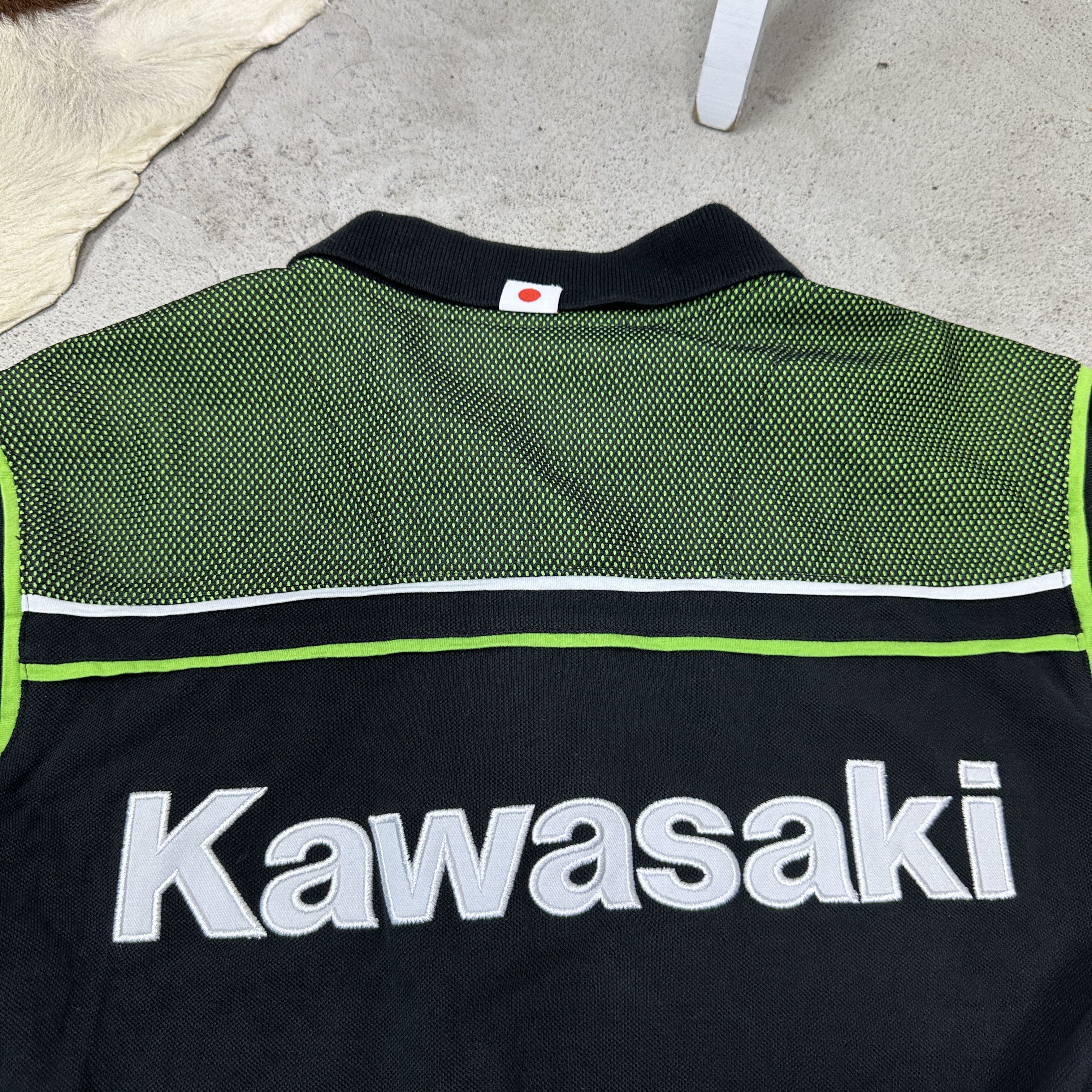 Vintage Vintage Streetwear Sporty Kawasaki Polo T-shirt Y2K Size US XL / EU 56 / 4 - 4 Thumbnail