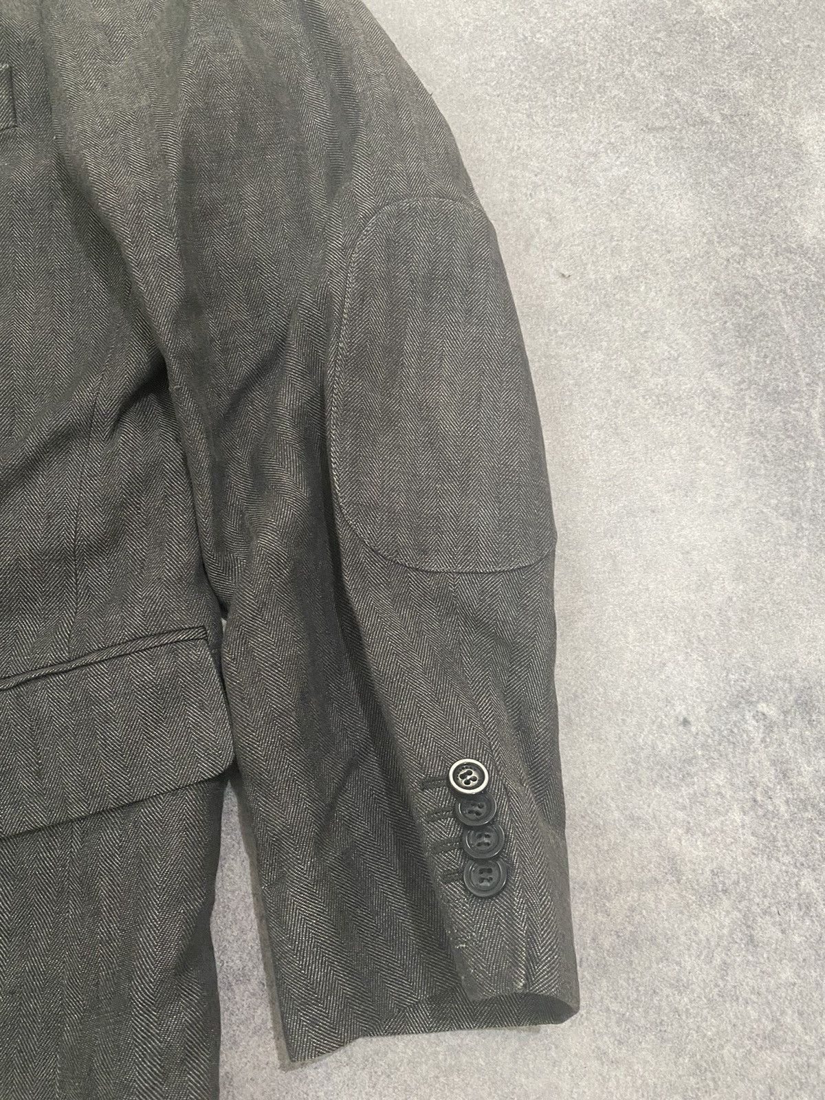 Burberry × Vintage Burberry London Linen Blazer Nova Check Size 58 Size 54L - 3 Thumbnail