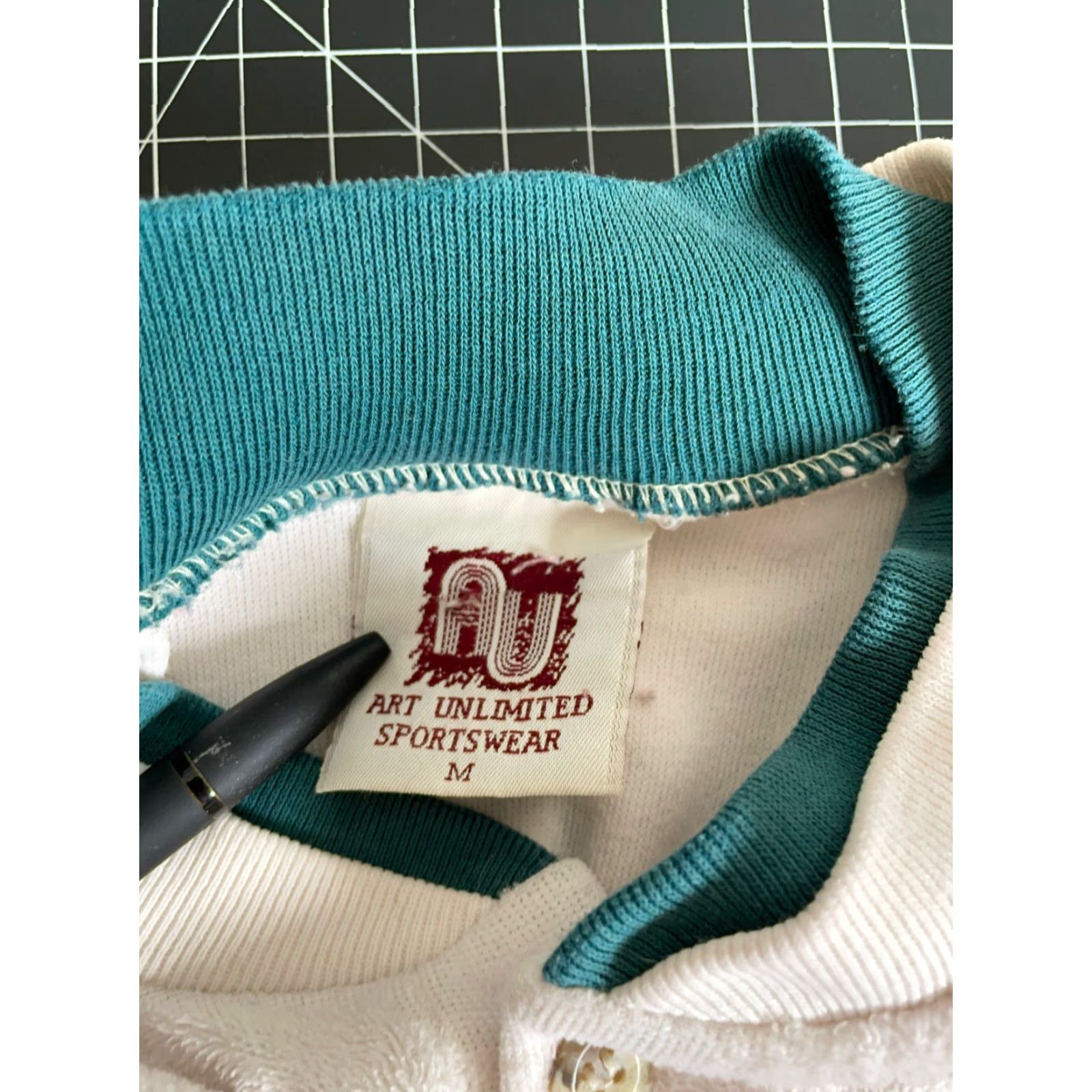 Vintage VINTAGE Art Unlimited Sweatshirt Crew Neck Long Sleeve Women's Medium Ivory Southwestern Geometric 90s Tribal Fall Winter Size M / US 6-8 / IT 42-44 - 3 Thumbnail