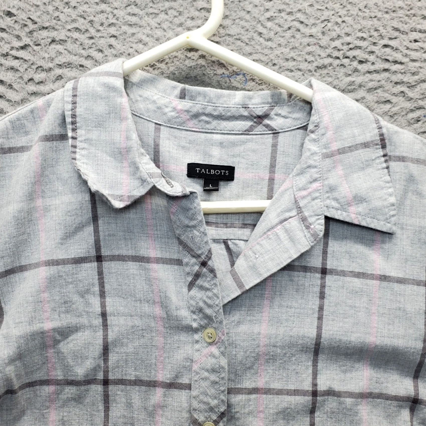 Talbots Talbots Classic Shirt Womens L Multi Plaid Cotton Long Sleeve Button Up 100% Cotton Shirt Womens L Multicolor Plaid Casual Shirt Talbots Button-Up Size L / US 10 / IT 46 - 5 Thumbnail