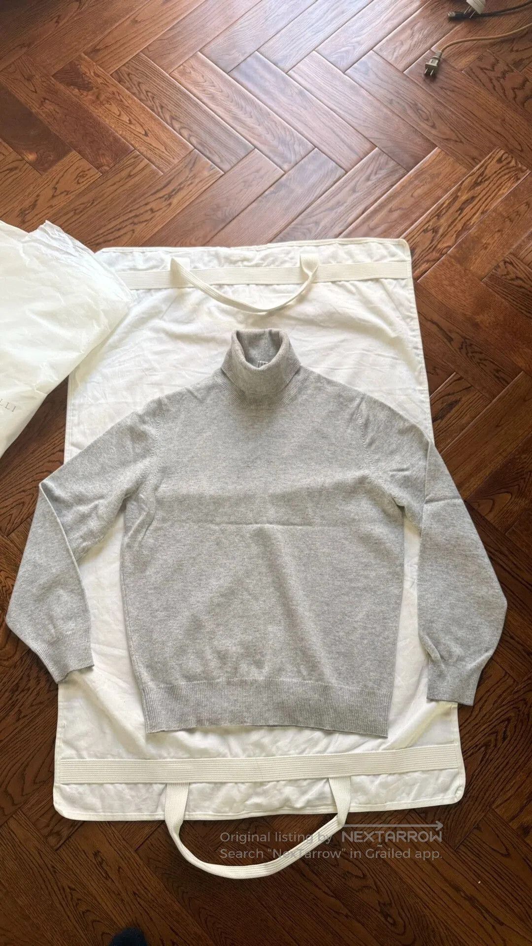 Brunello Cucinelli Brunello Cucinelli Men's Gray Turtleneck. Size US S / EU 44-46 / 1 - 1 Thumbnail