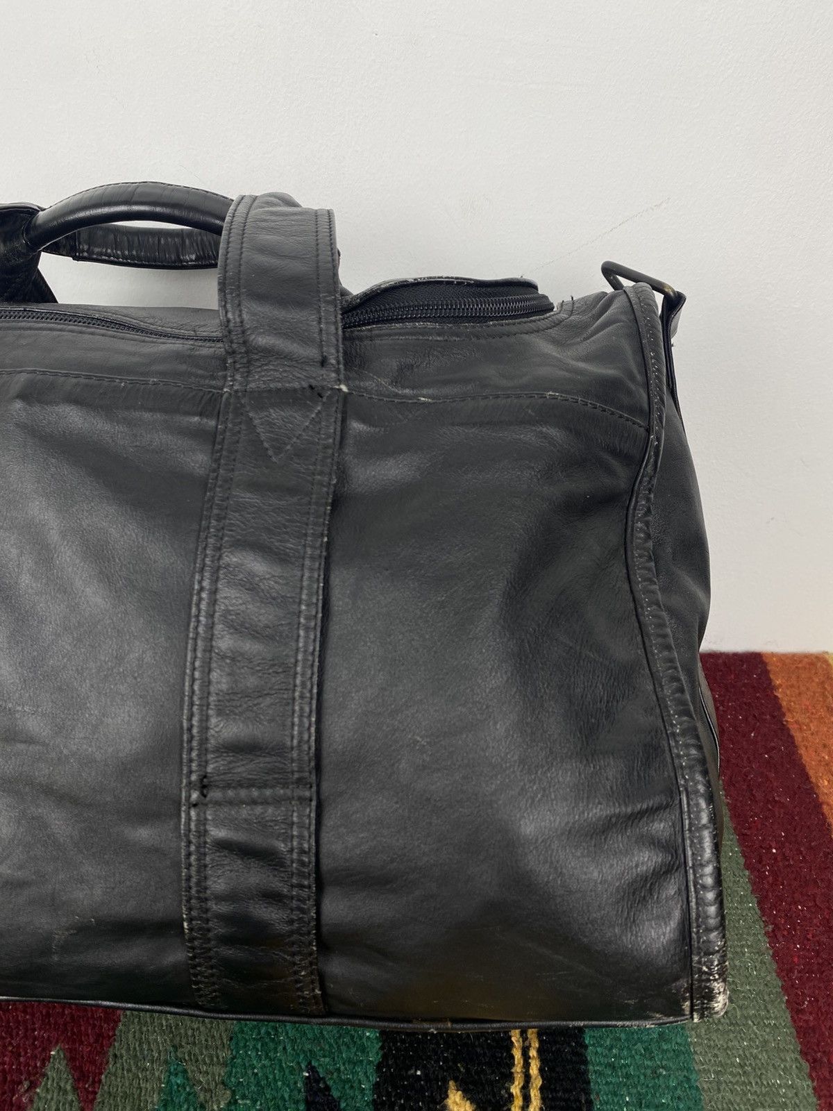 Tumi 2000’s Tumi Goat Patina Leather Duffle Bag Size ONE SIZE - 11 Thumbnail