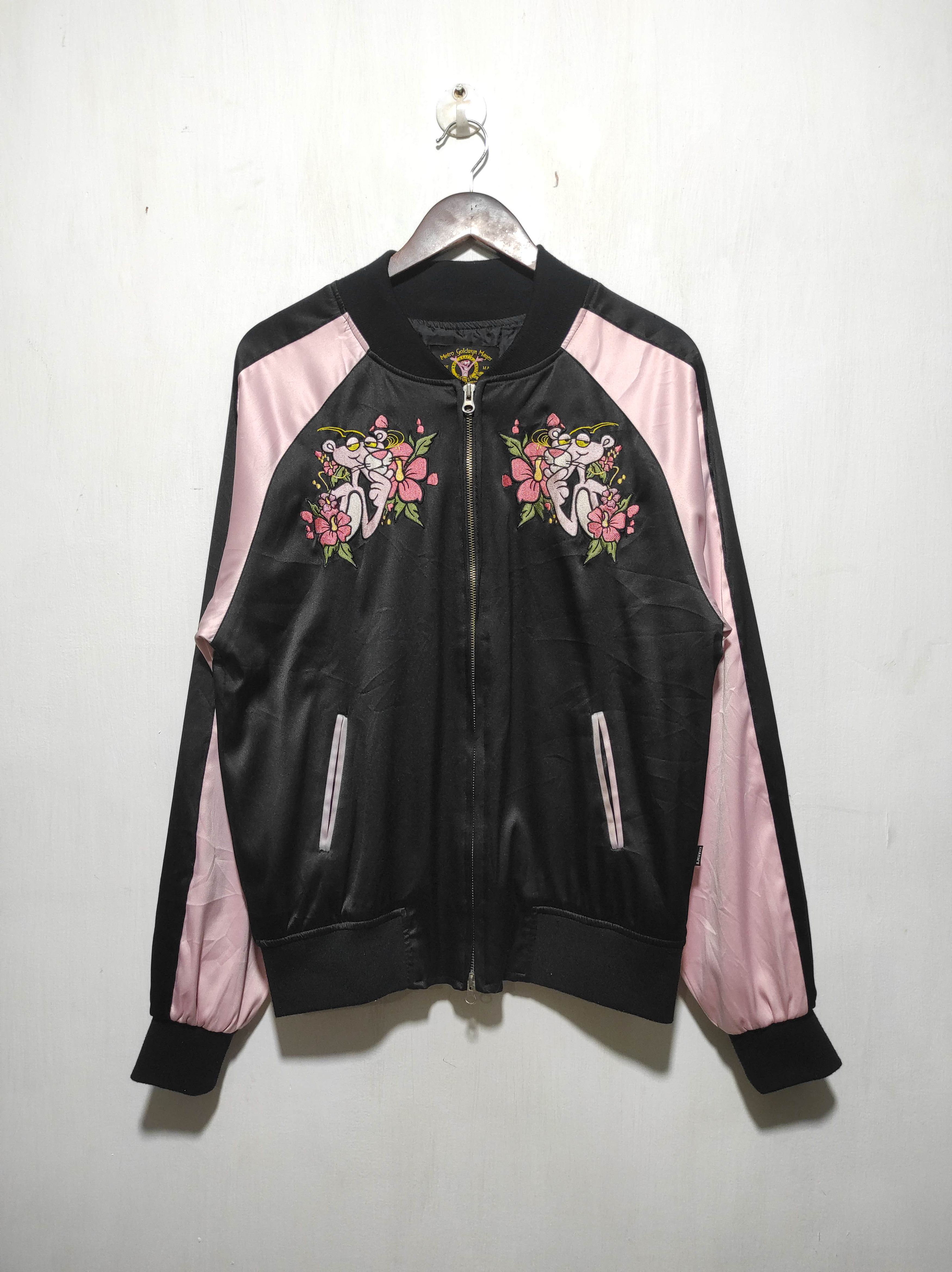 Japanese Brand Vintage Pink Panther Satin Embroidery Jacket Size US M / EU 48-50 / 2 - 4 Thumbnail