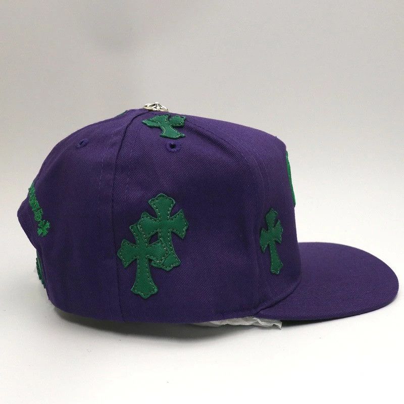 Chrome Hearts CHROME HEARTS Mini Cemetery Cross Patch Hat Purple / Green Size ONE SIZE - 3 Thumbnail