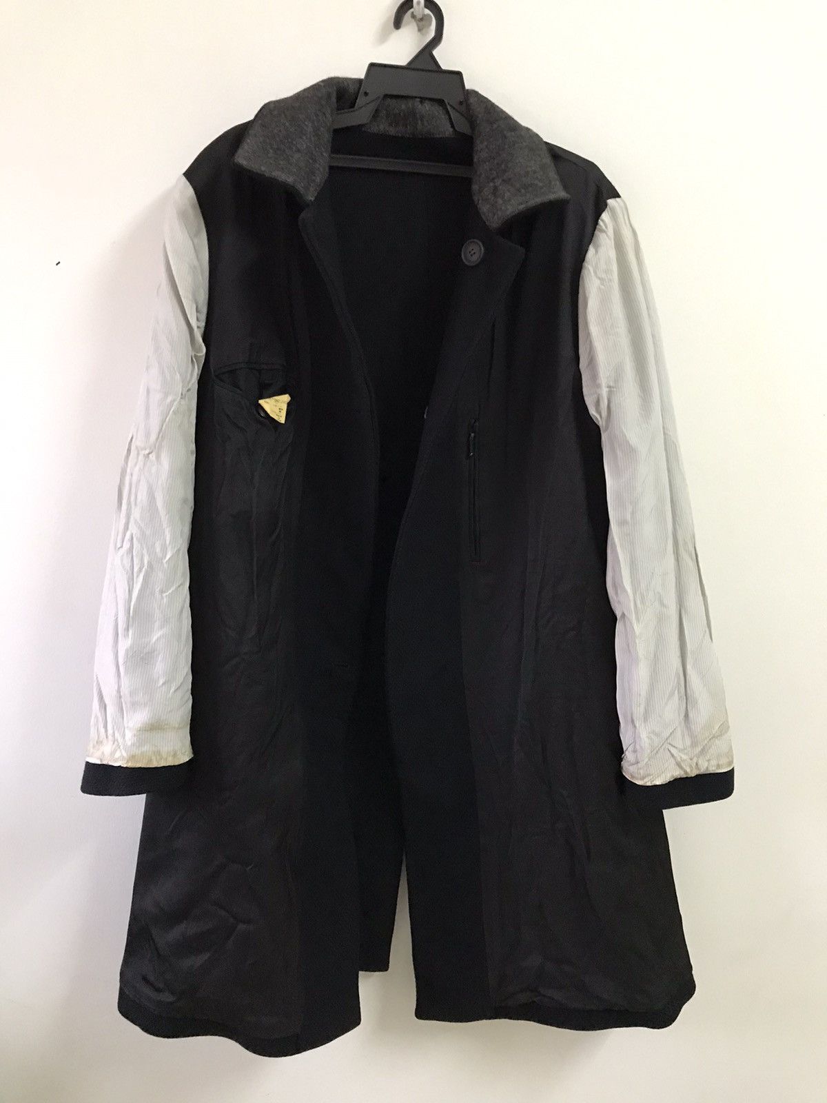 A.P.C. A.P.C. Paris Black Wool Long Single Breasted Coat Size US M / EU 48-50 / 2 - 5 Thumbnail