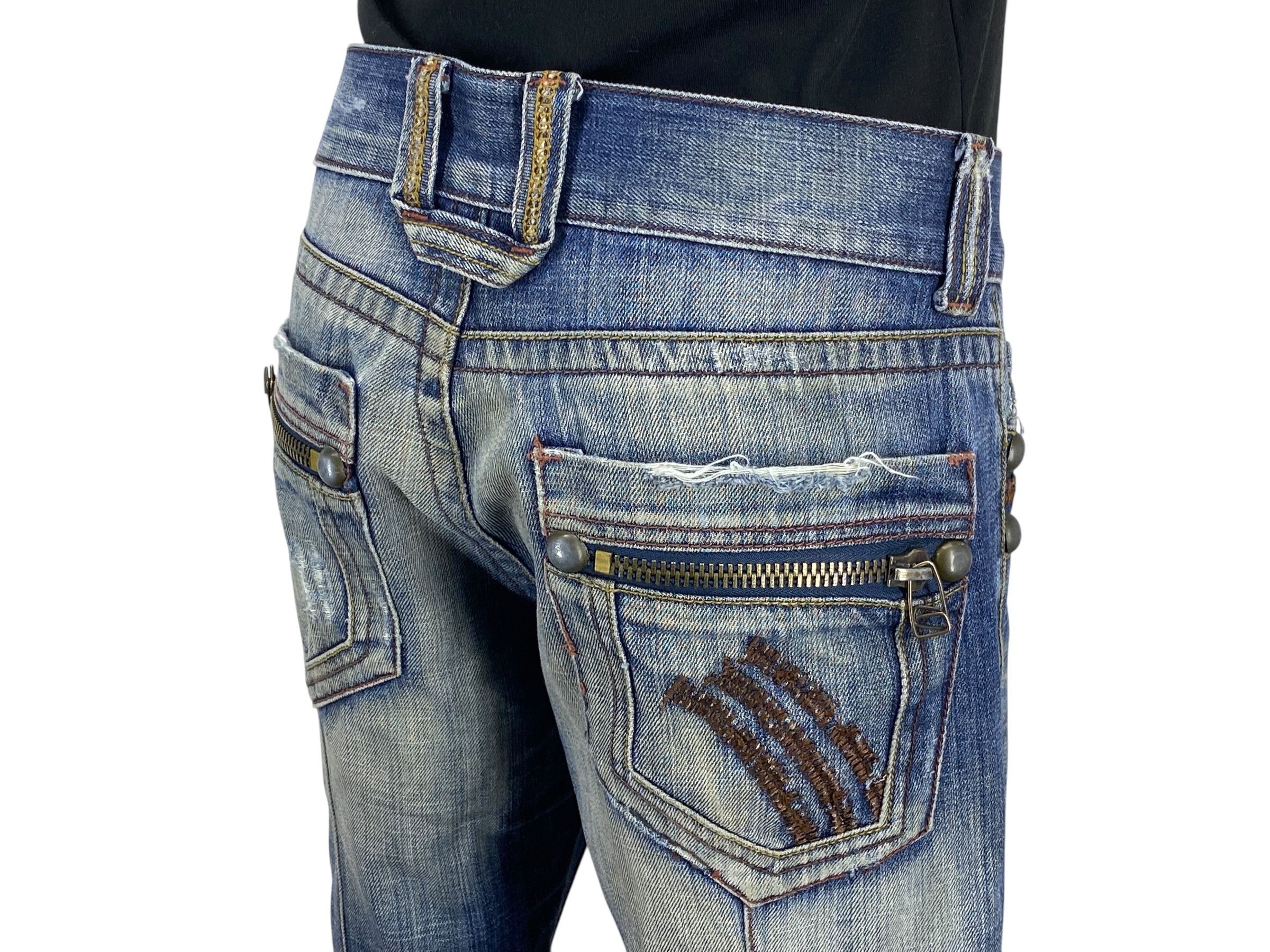 Japanese Brand Godian Jeans Distressed Jeans Size US 30 / EU 46 - 8 Thumbnail