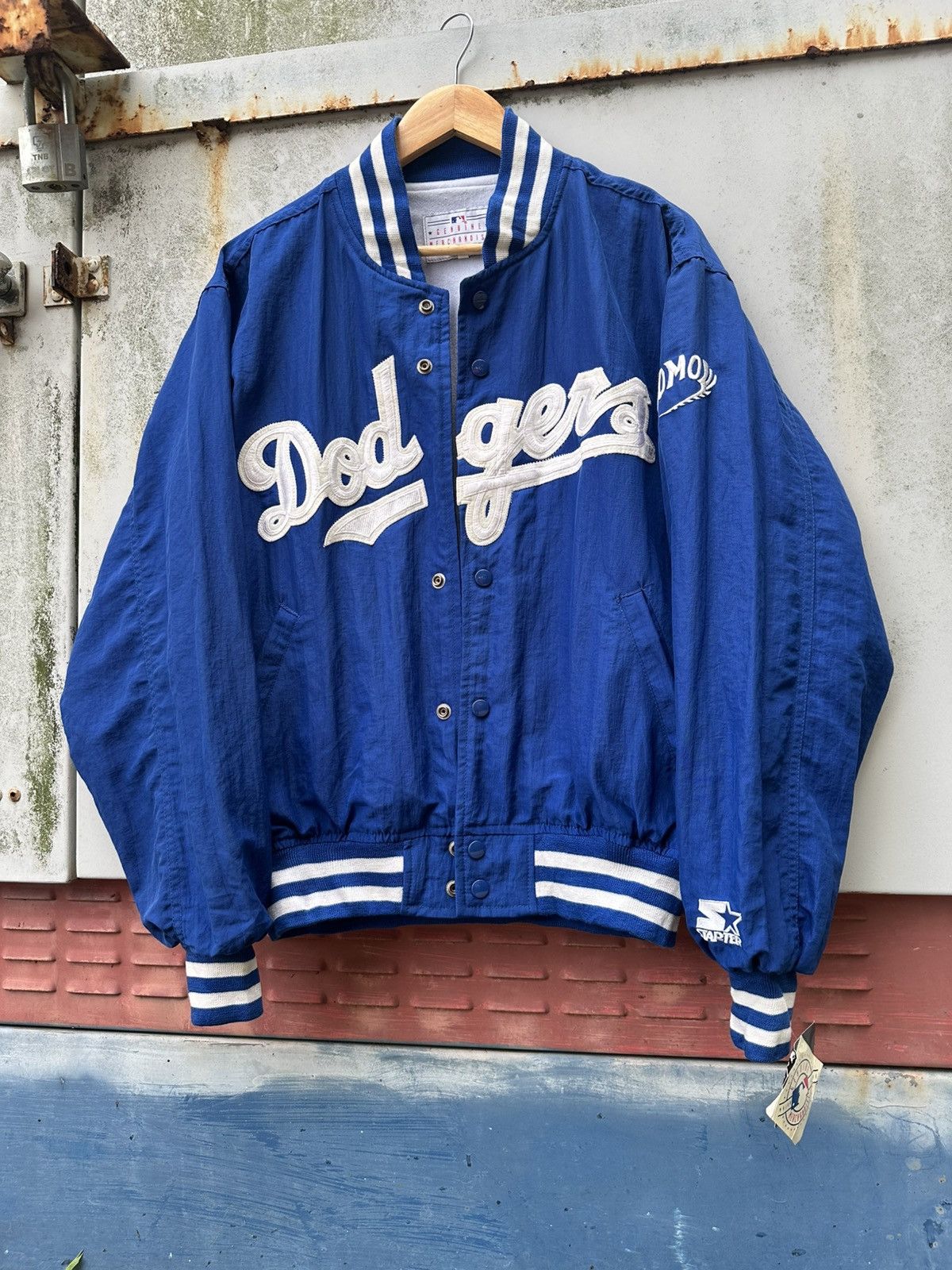 Vintage 👹Vintage Starter Dogers X Nomoo Bomber Jacket Size US M / EU 48-50 / 2 - 7 Thumbnail
