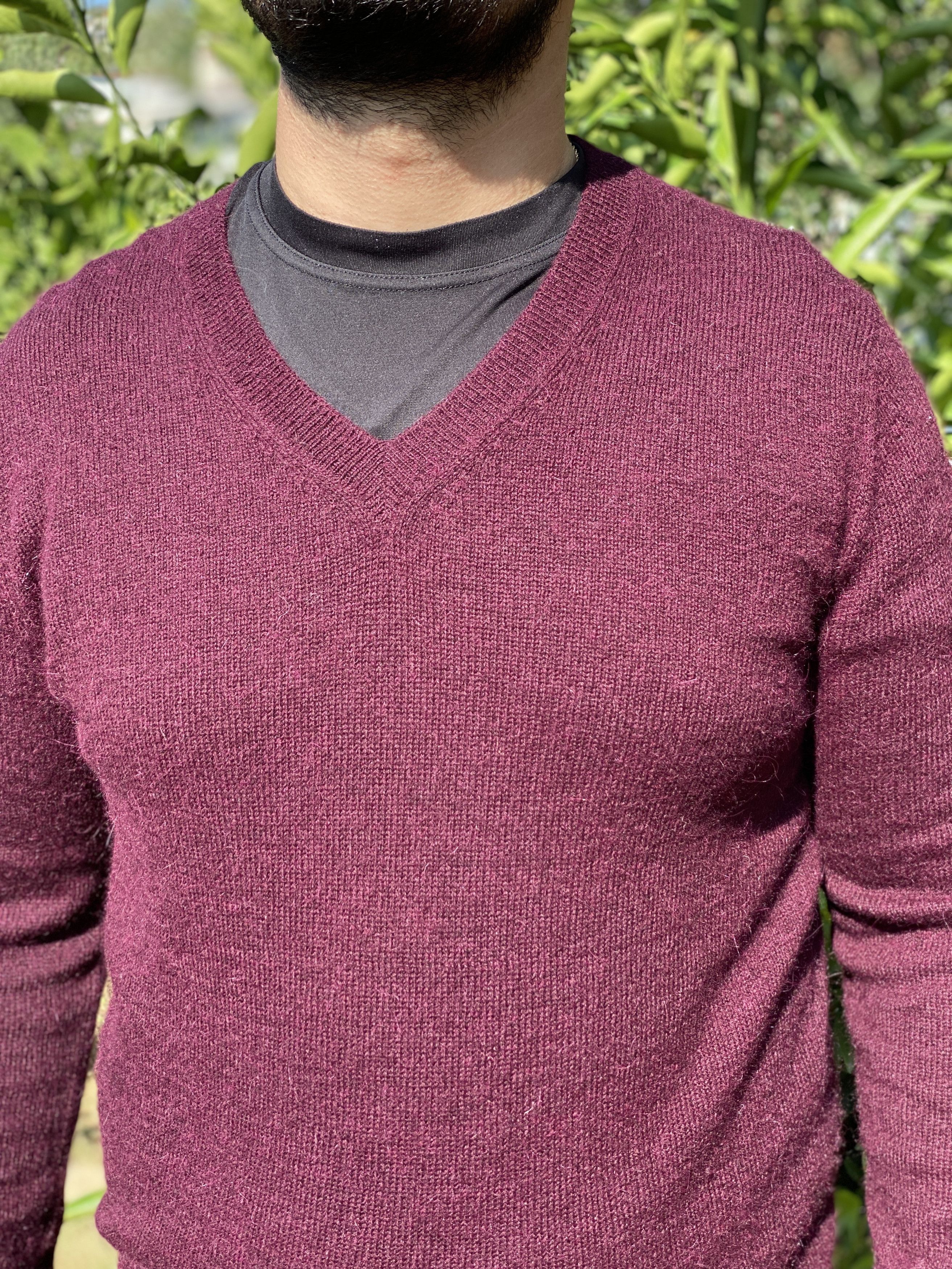 Prada Prada Milano Alpaca V-Neck Pullover Jumper Size 52 50 L Size US M / EU 48-50 / 2 - 5 Thumbnail