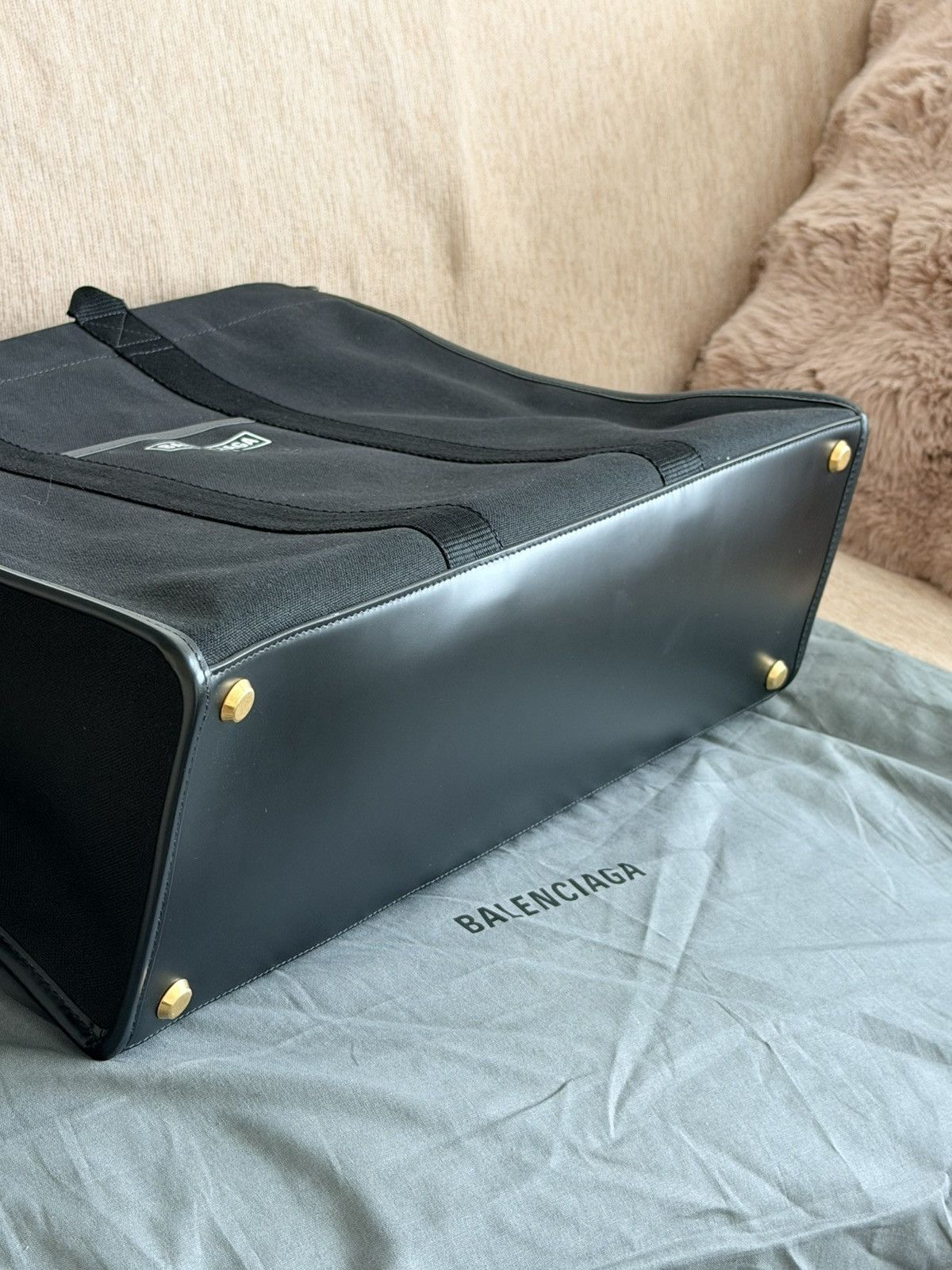 Balenciaga BALENCIAGA Neo Navy Large Tote Size ONE SIZE - 7 Thumbnail