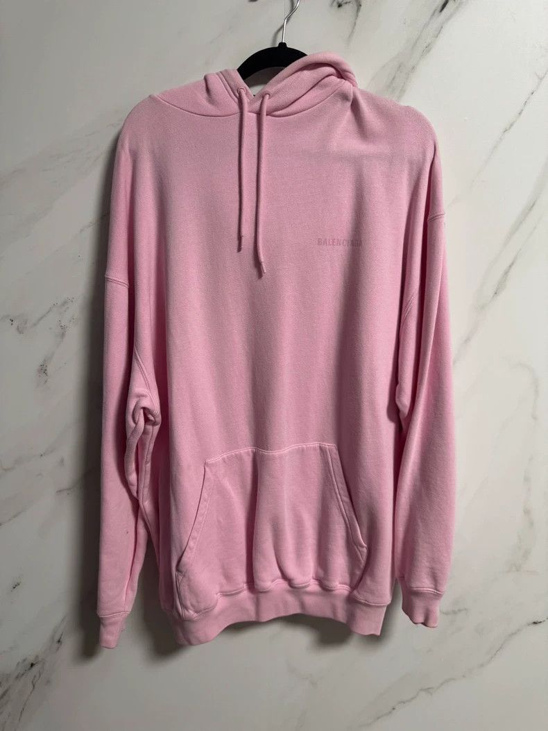 Balenciaga Balenciaga Pink Oversize Hoodie XS - dmc Size US XS / EU 42 / 0 - 1 Thumbnail