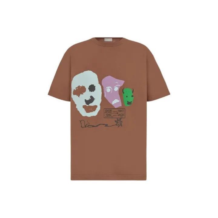 Dior Dior x Travis Scott Graphic Loose Crewneck T-Shirt 0079-250 Size US XS / EU 42 / 0 - 1 Thumbnail