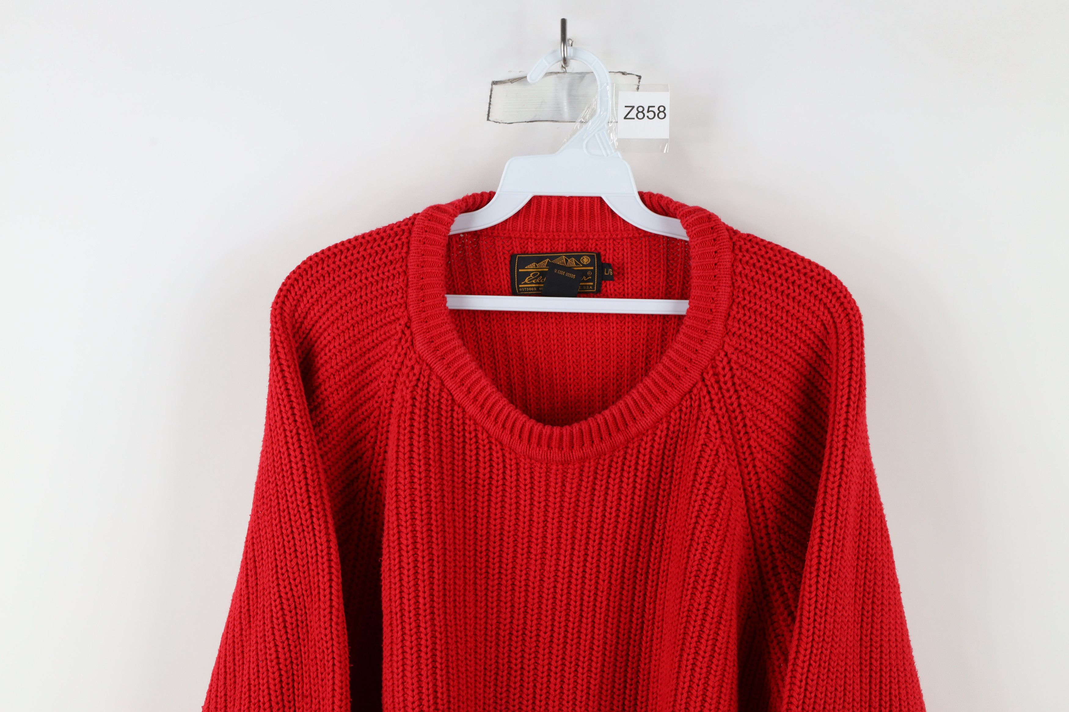 Eddie Bauer × Vintage Vintage 90s Eddie Bauer Heavyweight Ribbed Knit Sweater Size US L / EU 52-54 / 3 - 2 Thumbnail